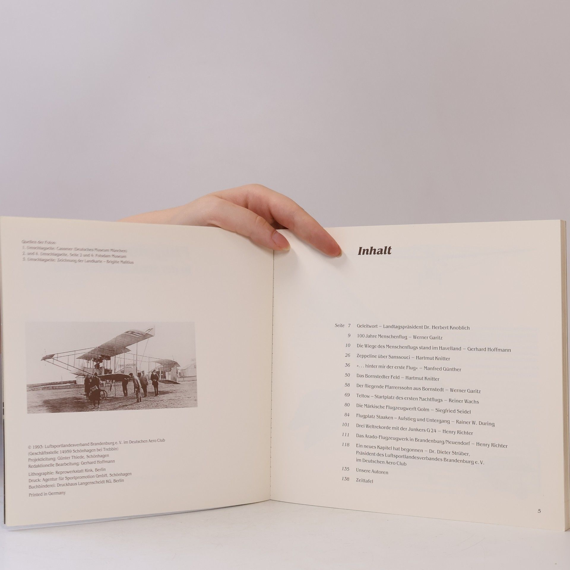 Autorenkollektiv Flugpioniere in der Mark Brandenburg