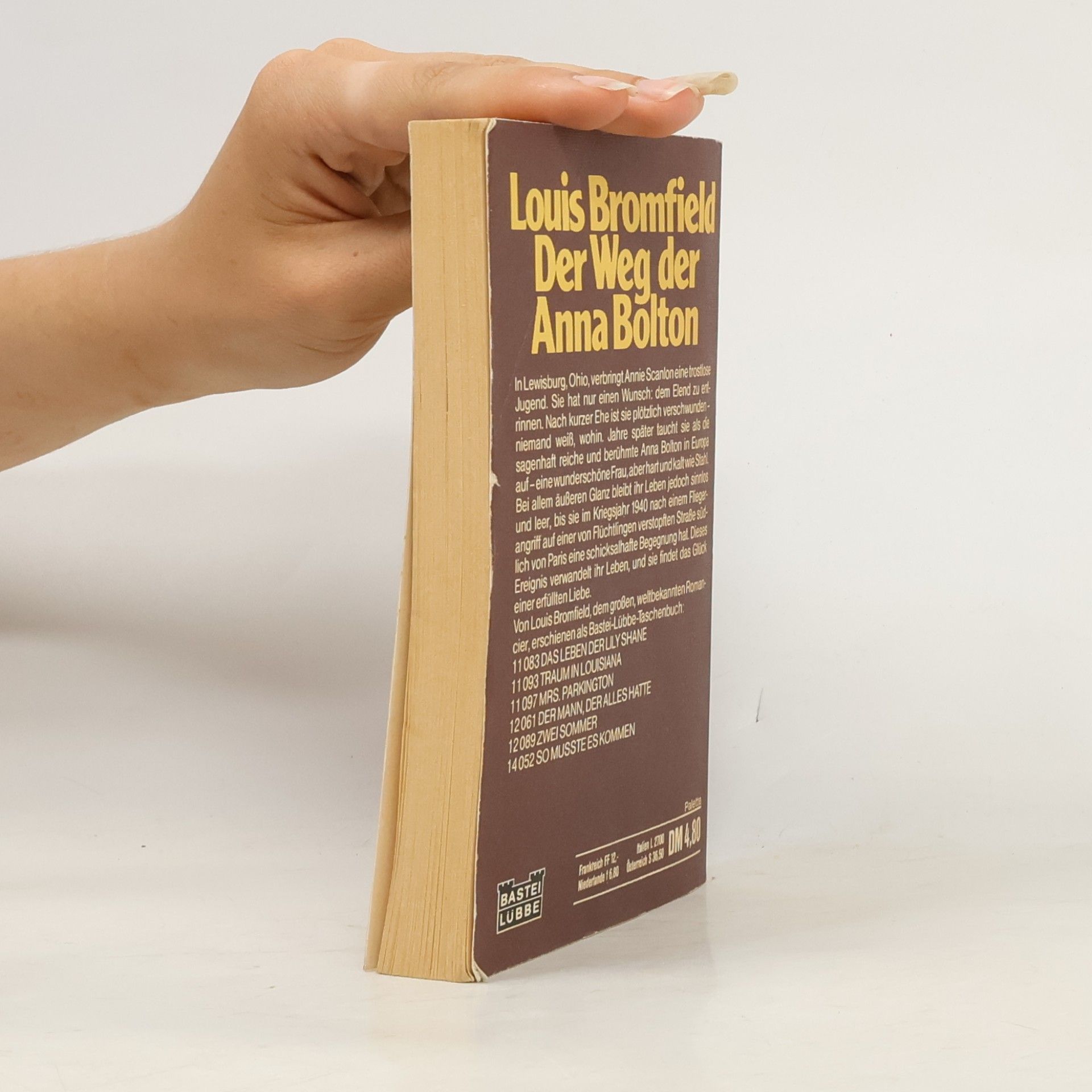 Louis Bromfield Der Weg der Anna Bolton