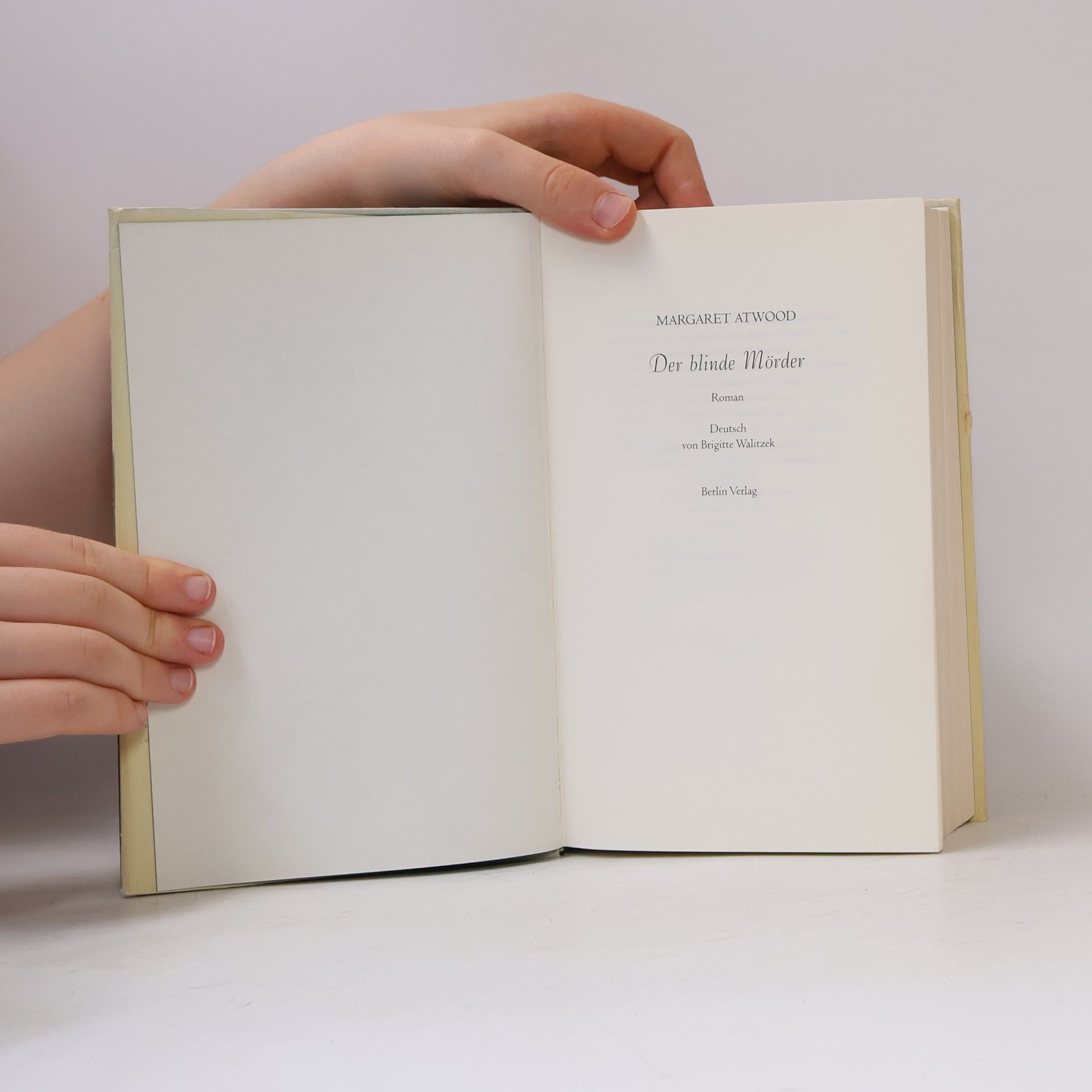 Margaret Atwood Der blinde Mörder