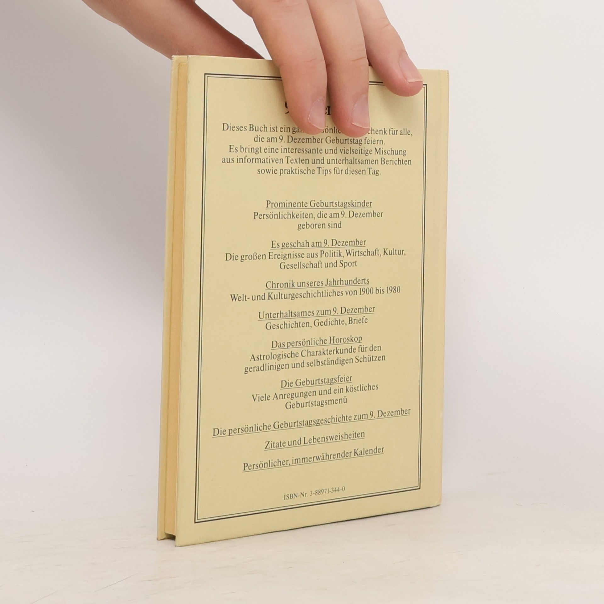 Autorenkollektiv Das persönliche Geburtstagsbuch. 9. Dezember