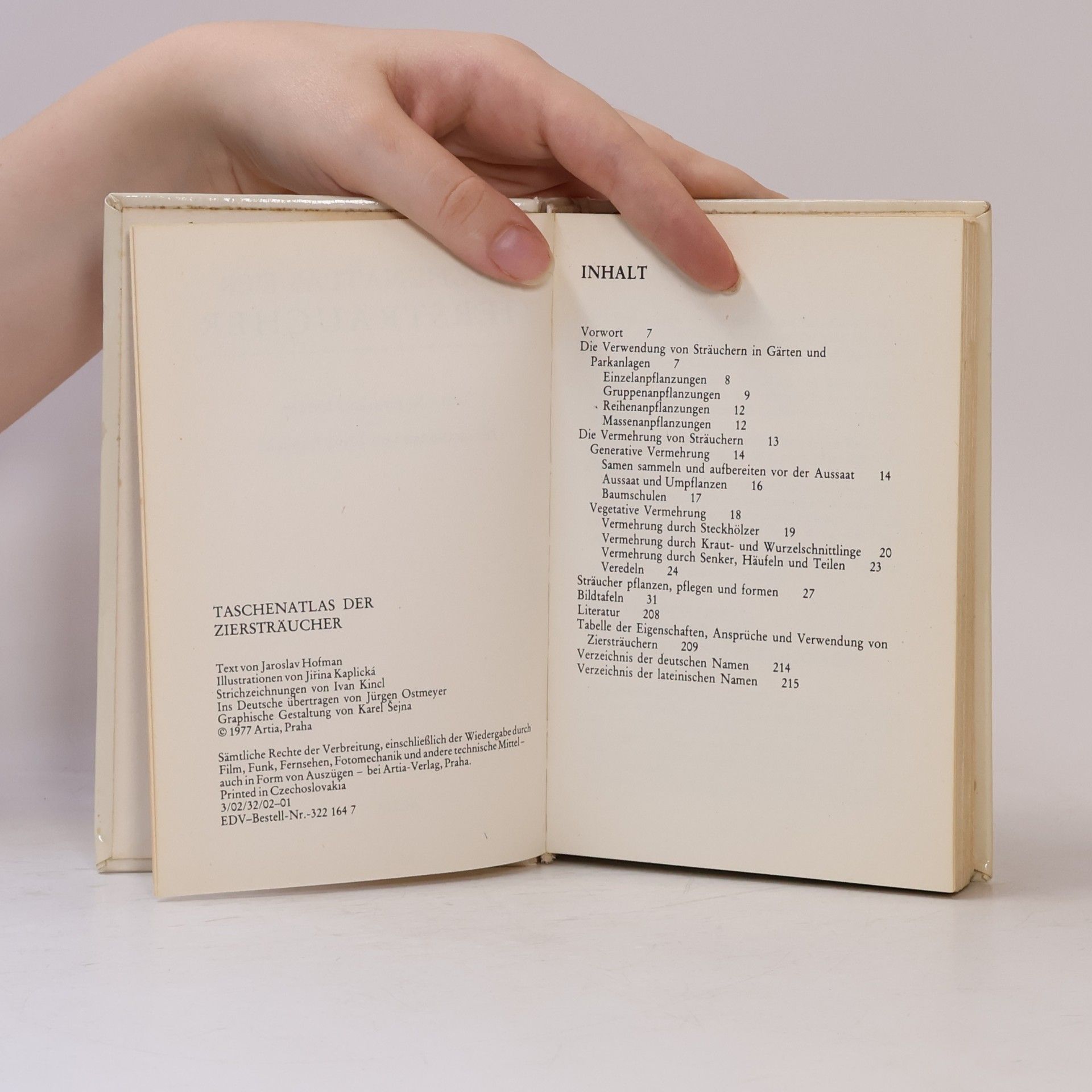 Jaroslav Hofman Taschenatlas der Ziersträucher
