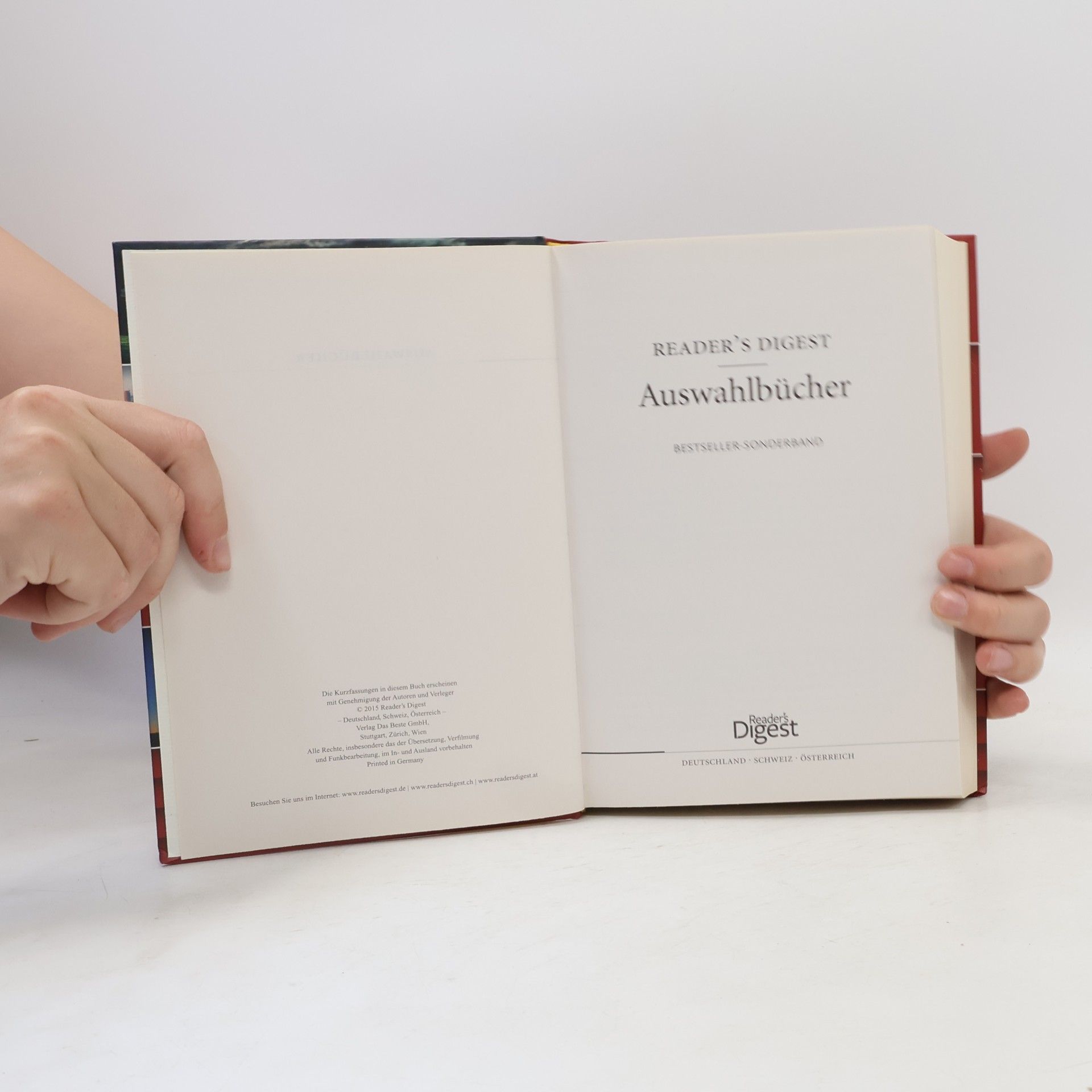 Robert Harris Reader's Digest Auswahlbücher