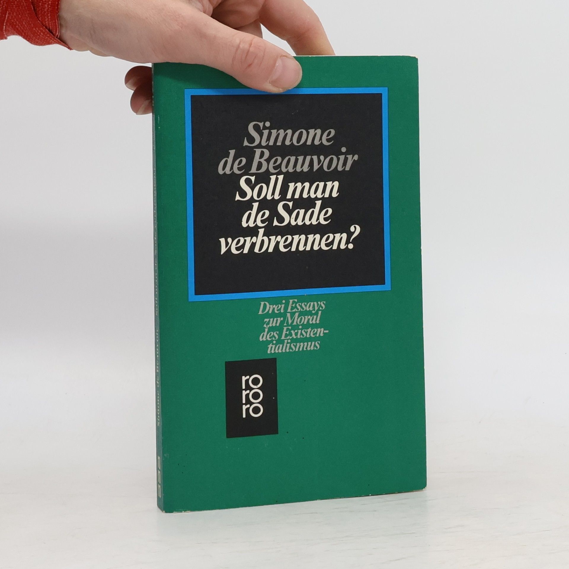 Simone de Beauvoirová Soll man de Sade verbrennen?