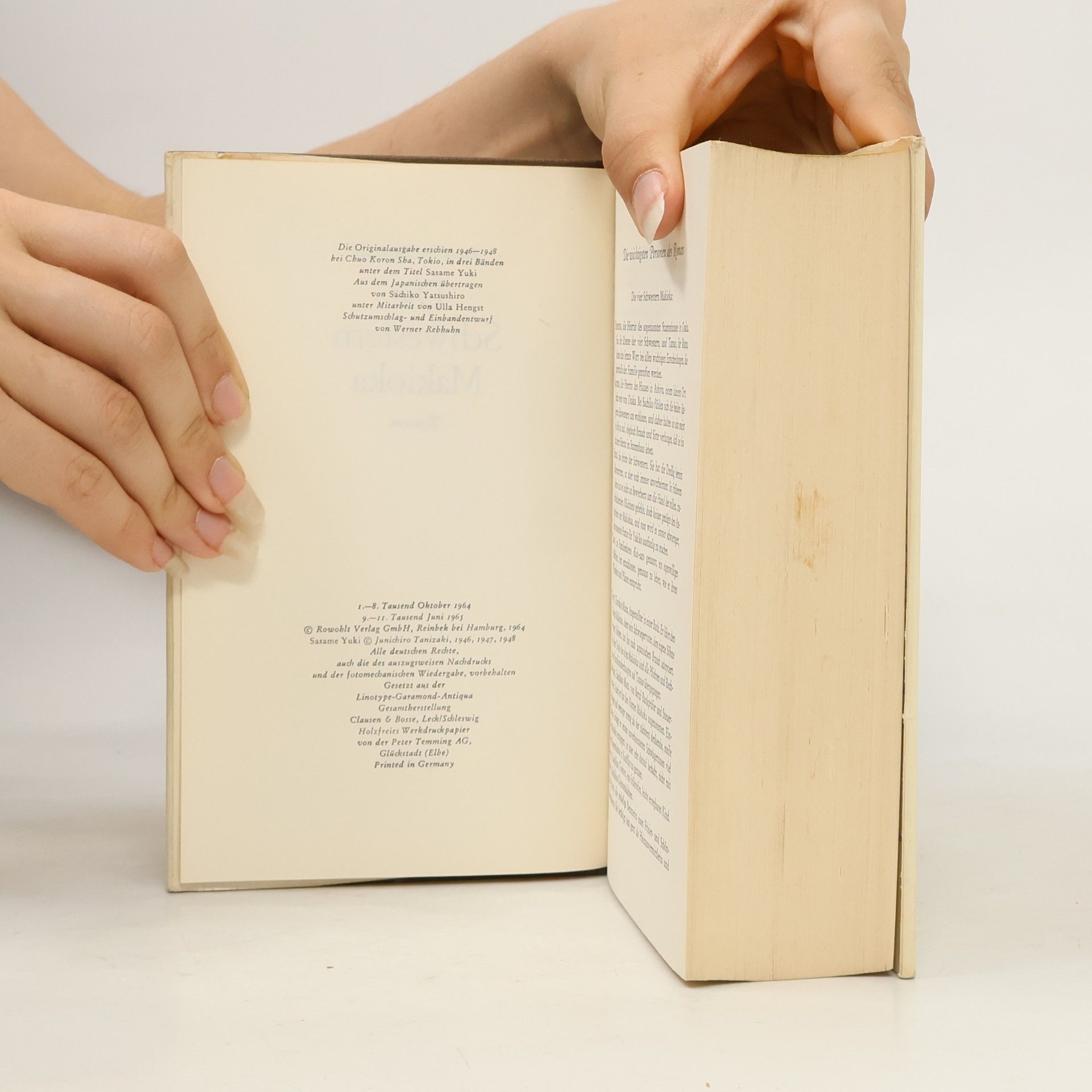 Junichiro Tanizaki Die Schwestern Makioka