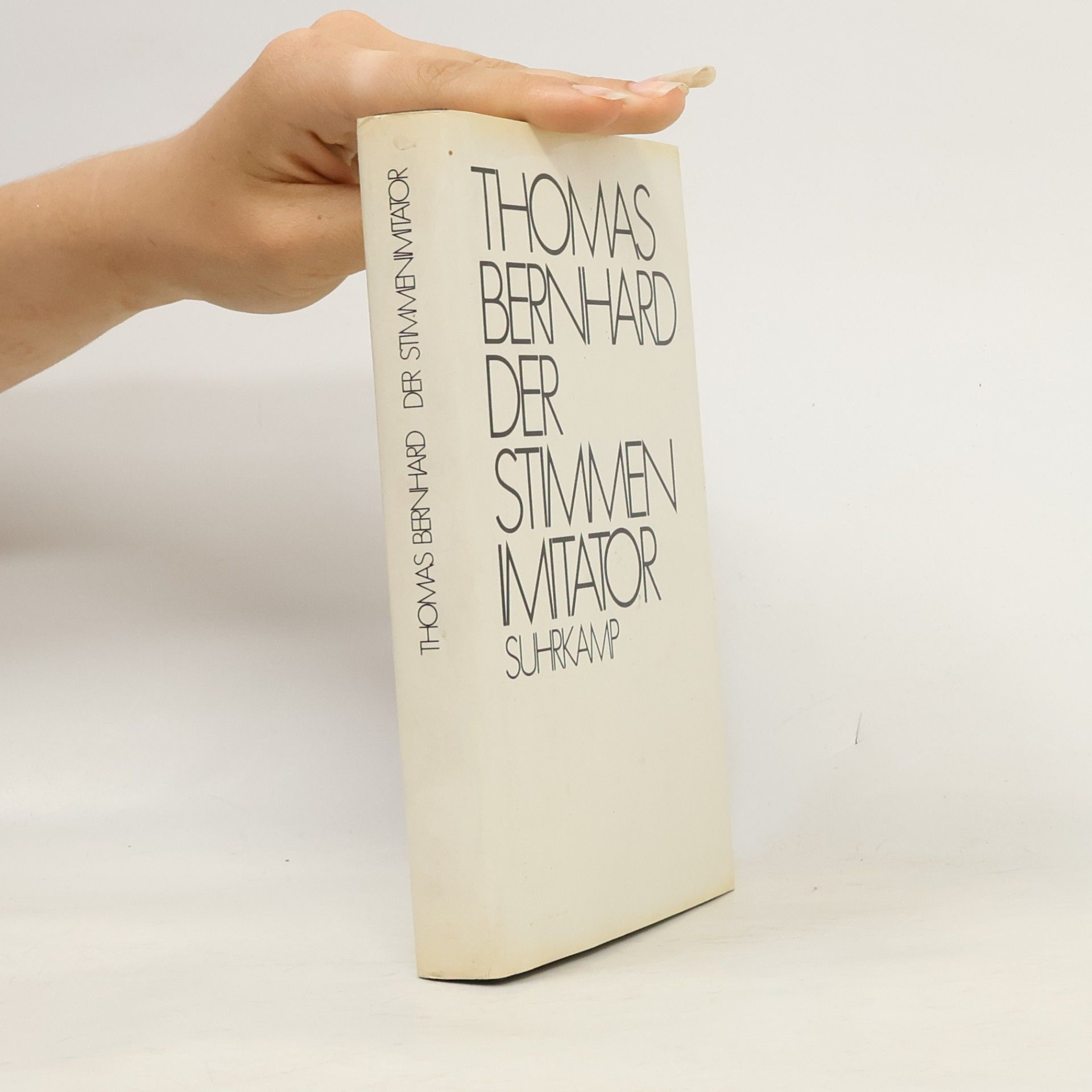 Thomas Bernhard Der Stimmenimitator