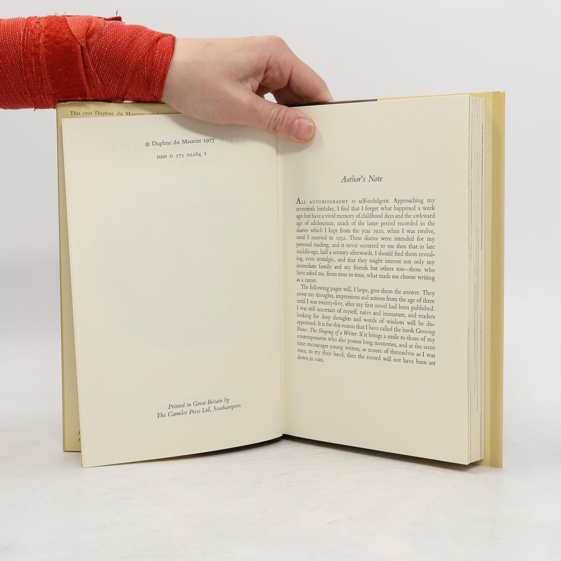 Daphne Du Maurier Growing Pains
