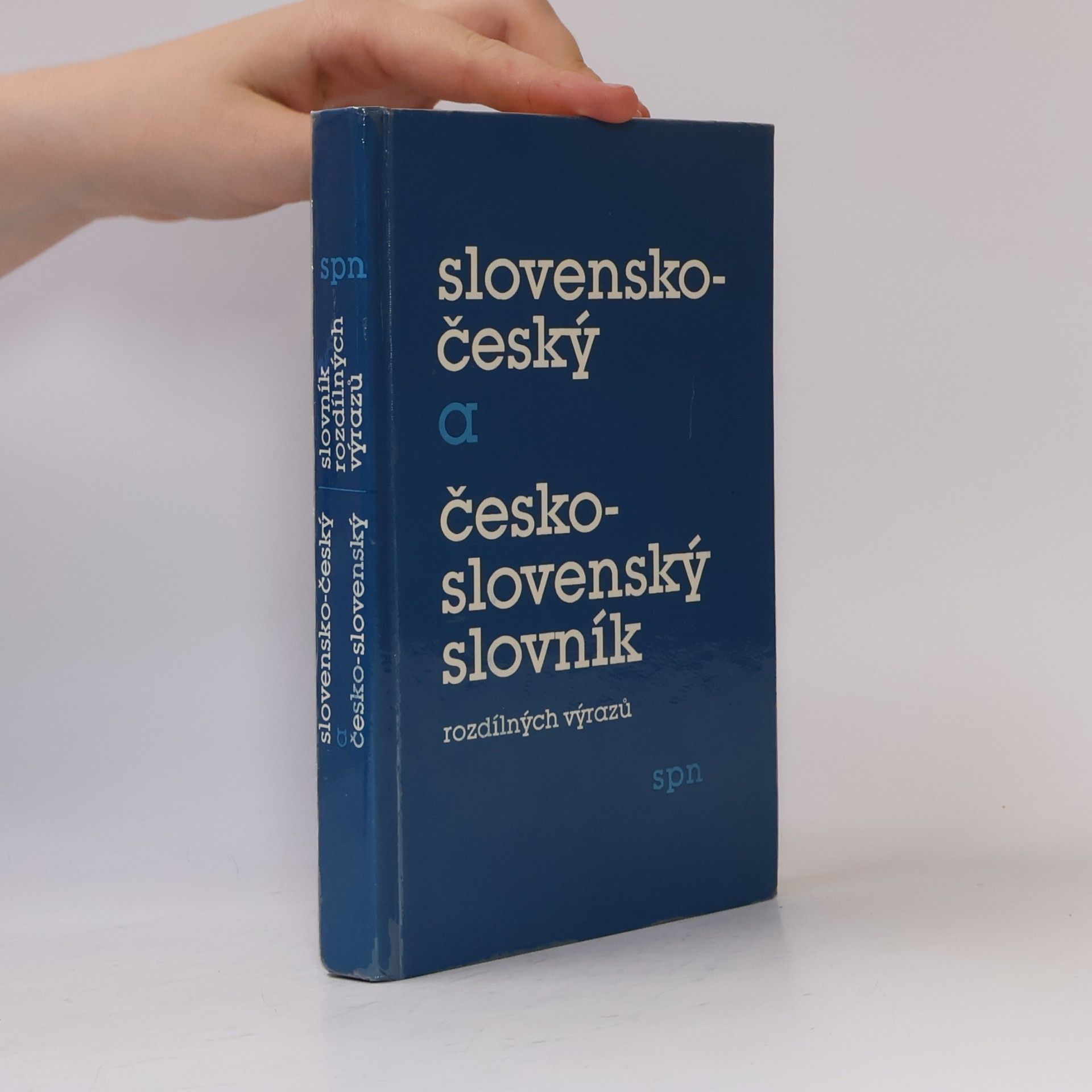 Slovensko-český a česko-slovenský slovník rozdílných výrazů