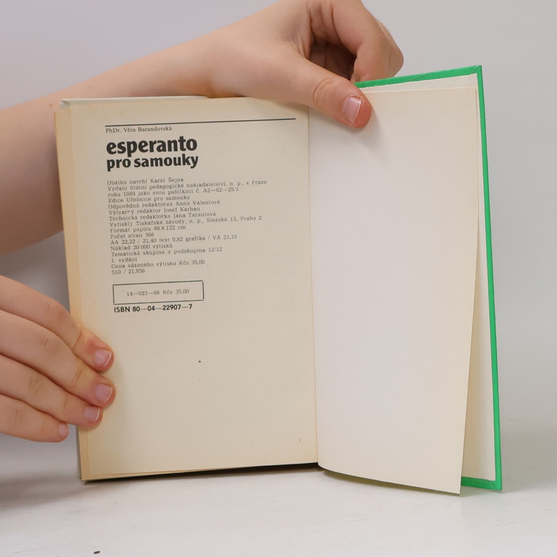 Věra Barandovská Frank Esperanto pro samouky (esperantsky)