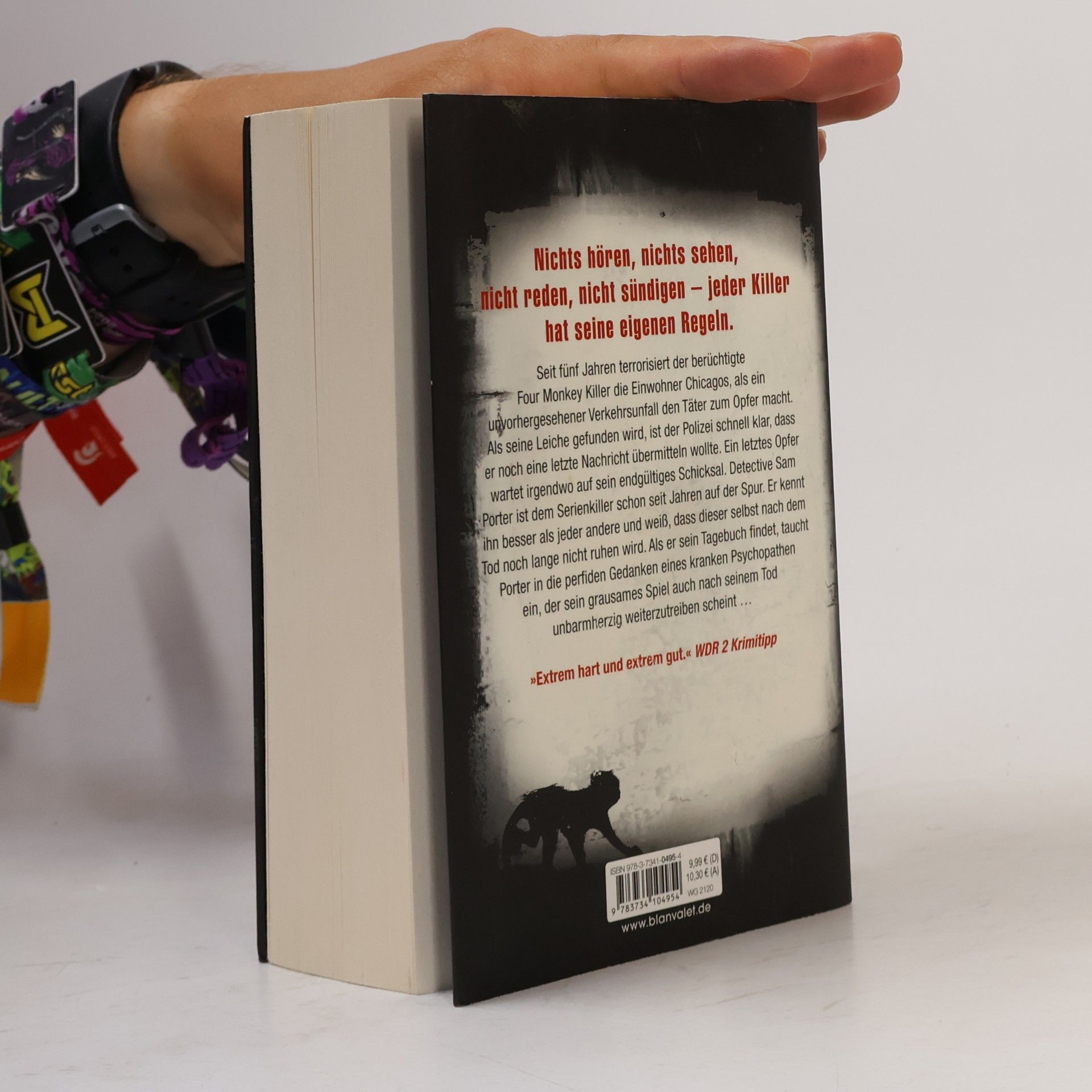 J. D. Barker The fourth monkey - geboren um zu töten