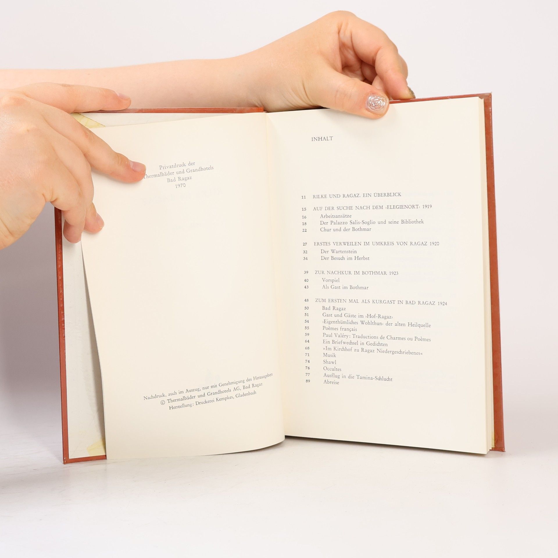Ingeborg Schnack Rilke in Ragaz