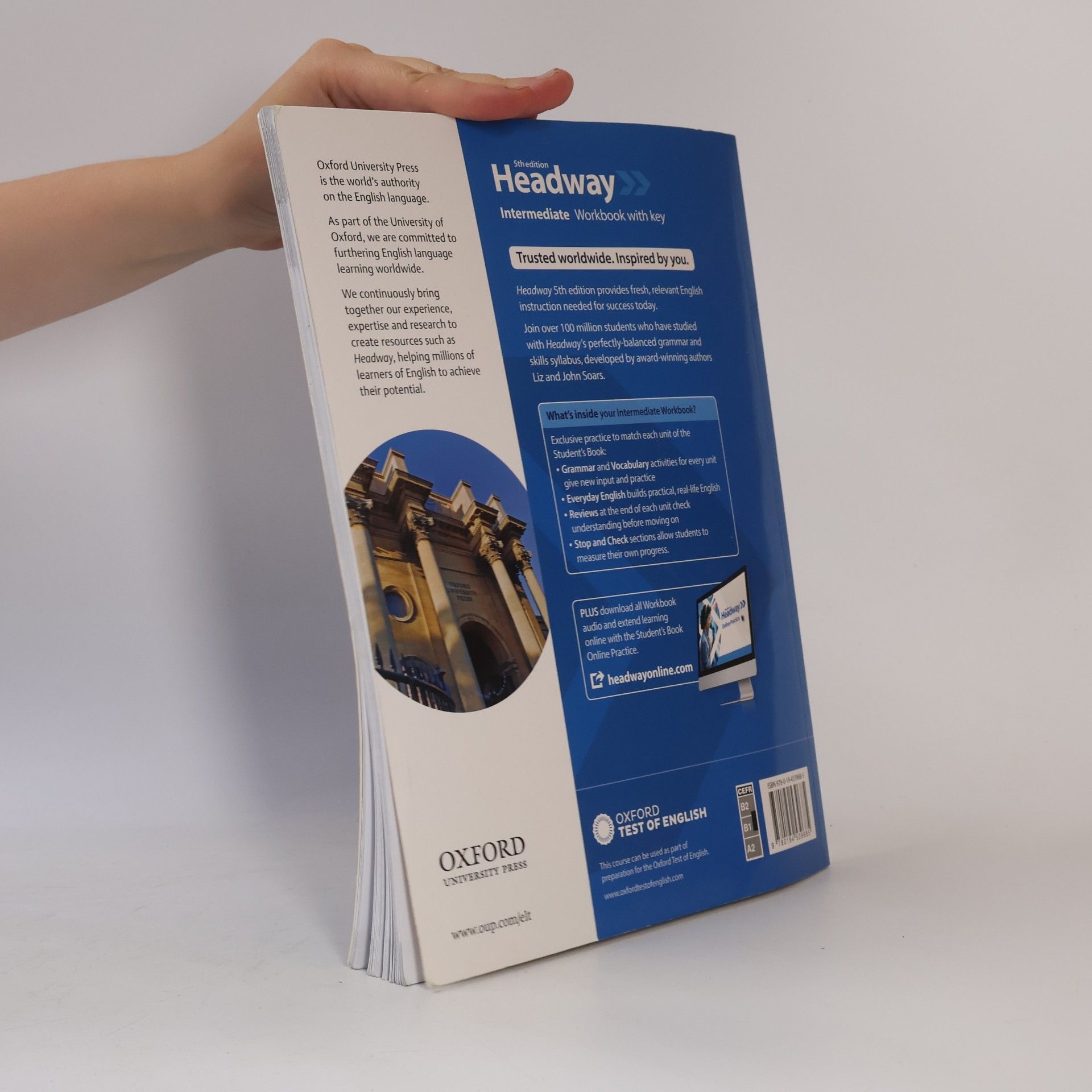 Liz Soars Headway: Intermediate: Workbook with Key (5th Edition)