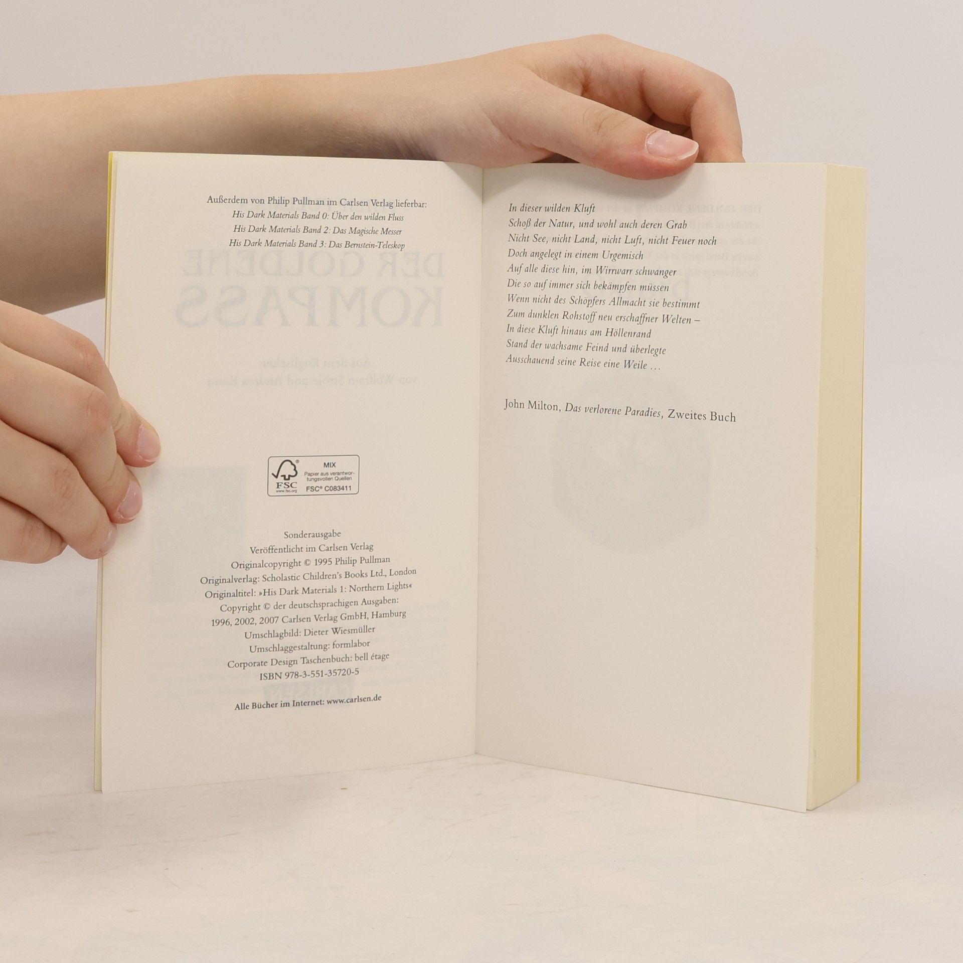 Philip Pullman Der goldene Kompass 1. Der goldene Kompass