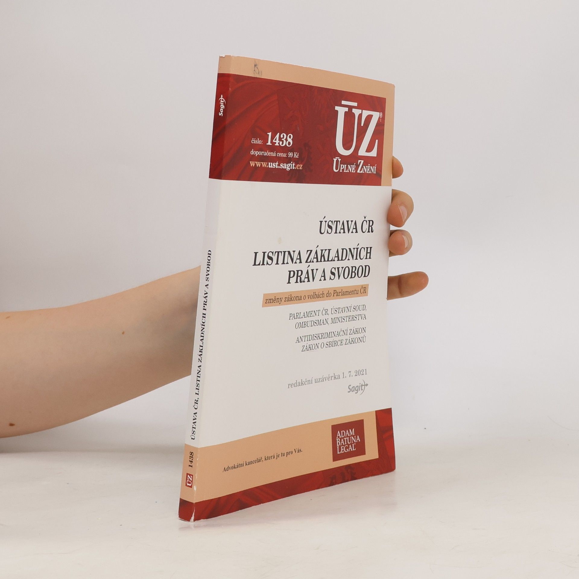 AA.VV. ÚZ 1438. Ústava ČR, Listina základních práv a svobod