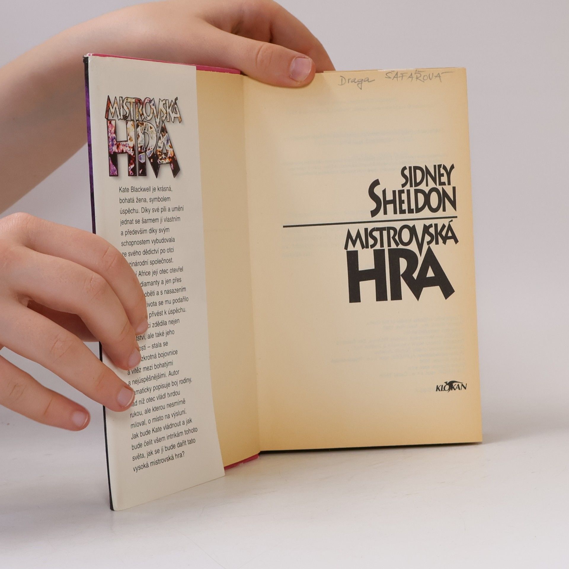 Sidney Sheldon Mistrovská hra