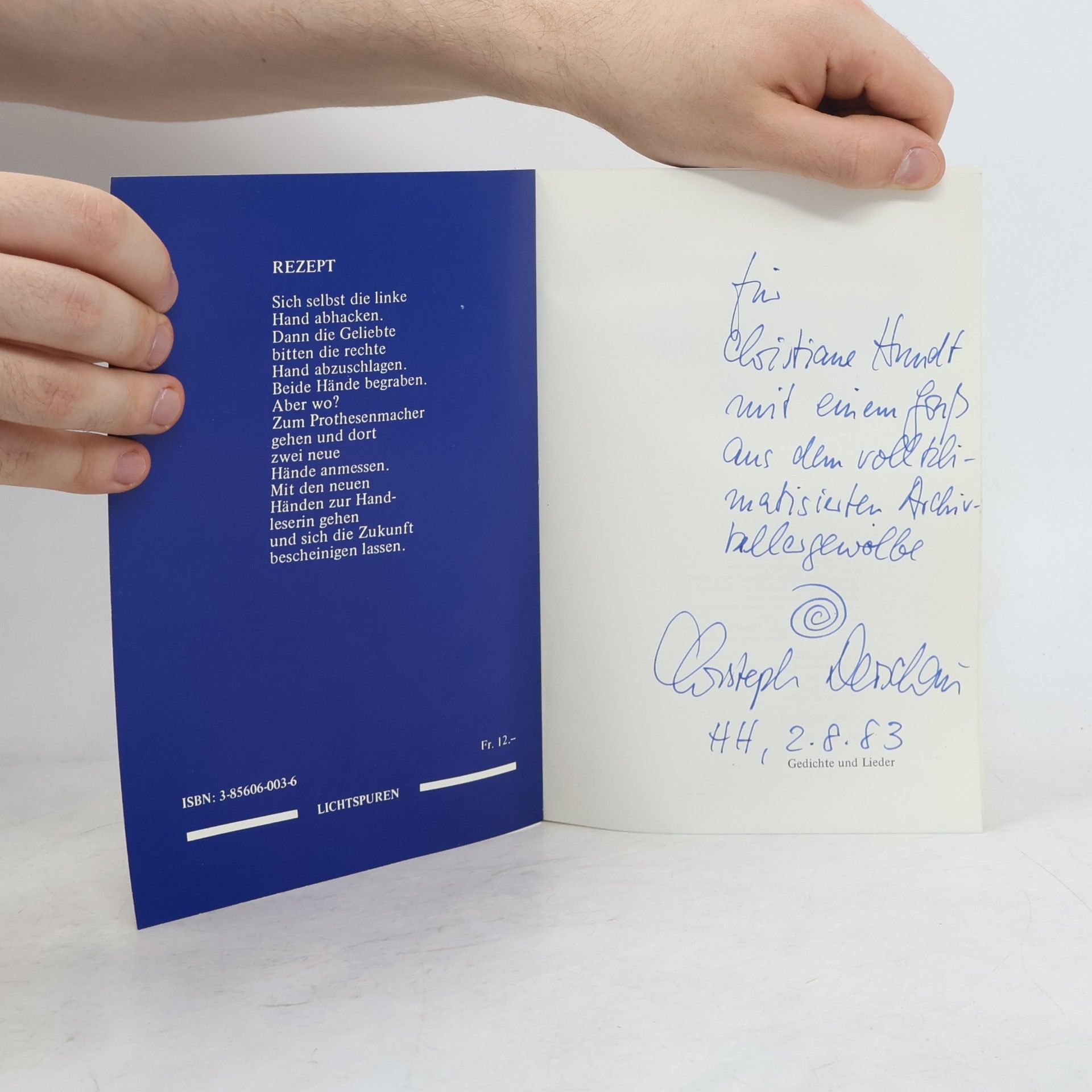 Christoph Derschau Monolog in der Küche