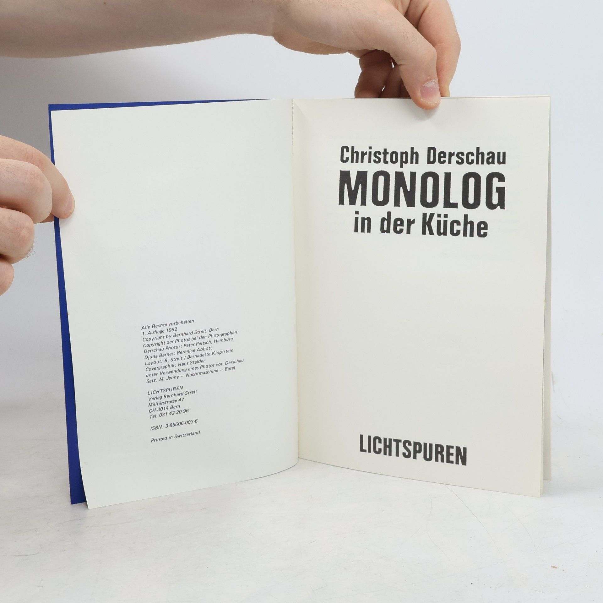 Christoph Derschau Monolog in der Küche