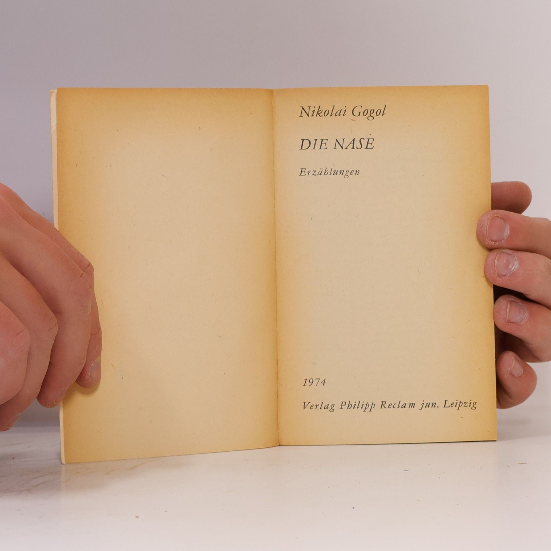 Nikolai Wassiljewitsch Gogol Die Nase