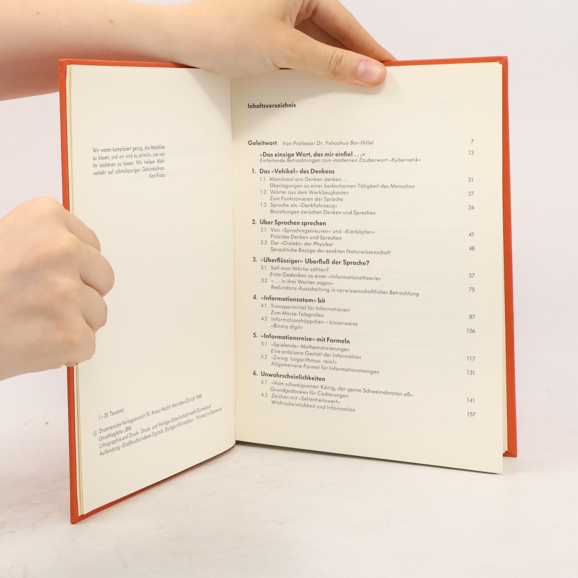 Walter Robert Fuchs Knaurs Buch der Denkmaschinen
