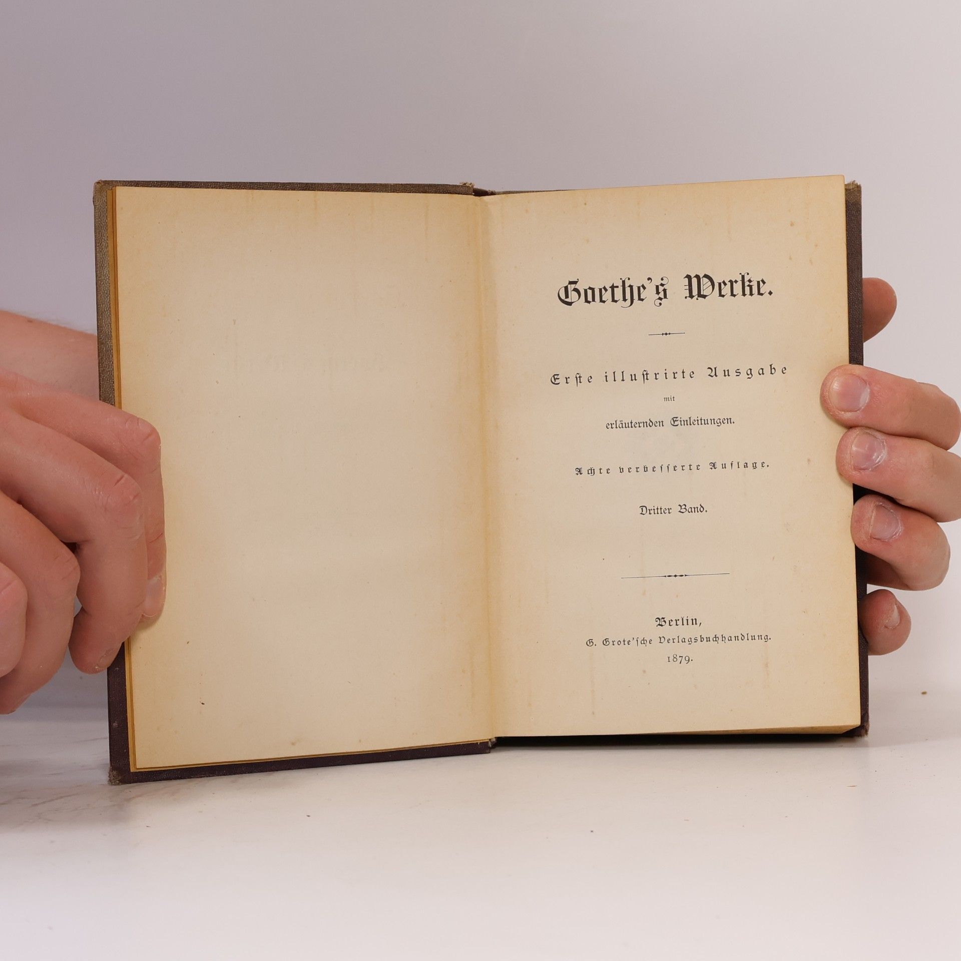 Johann Wolfgang von Goethe Goethe's Werke 3