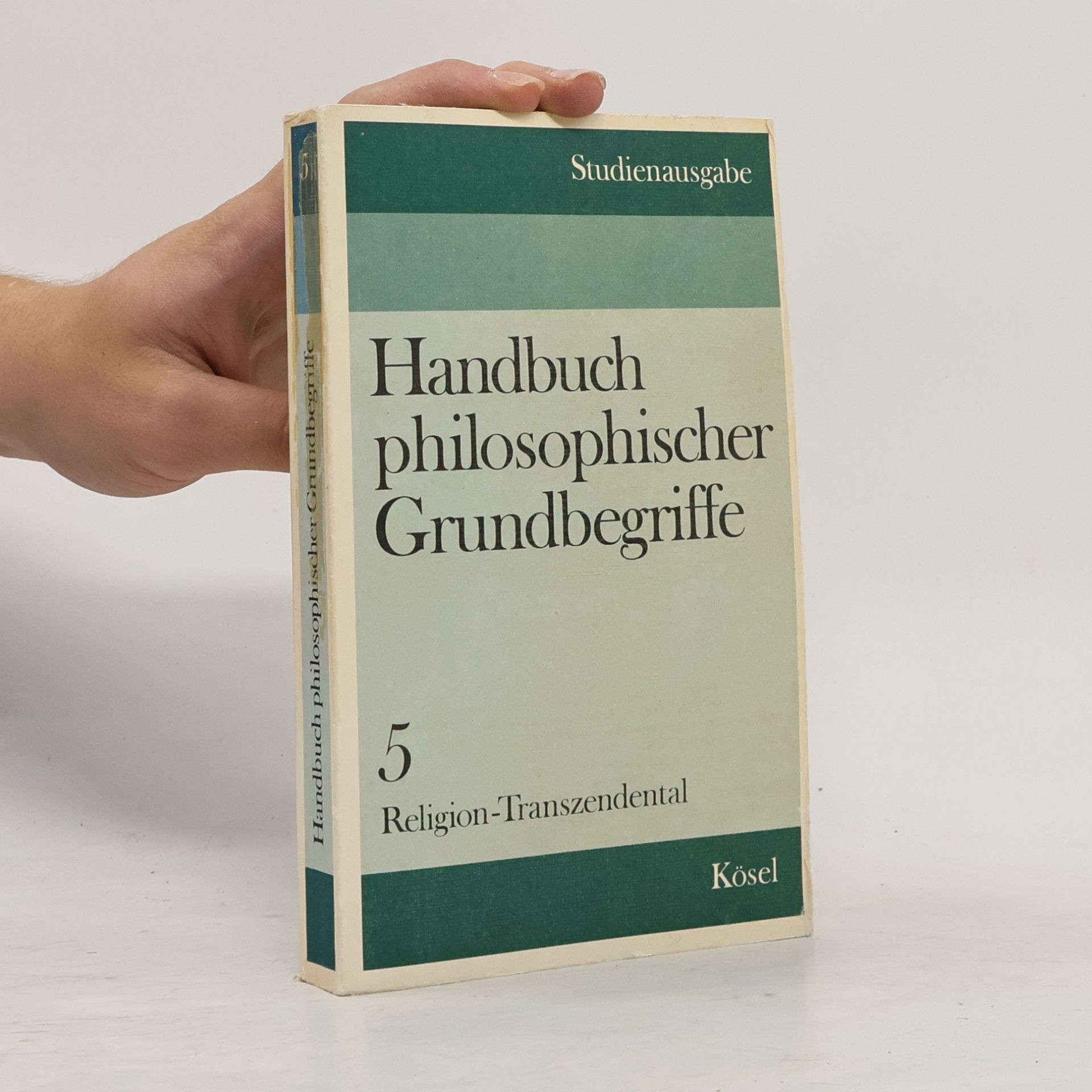 Hermann Krings Handbuch philosophischer Grundbegriffe 5