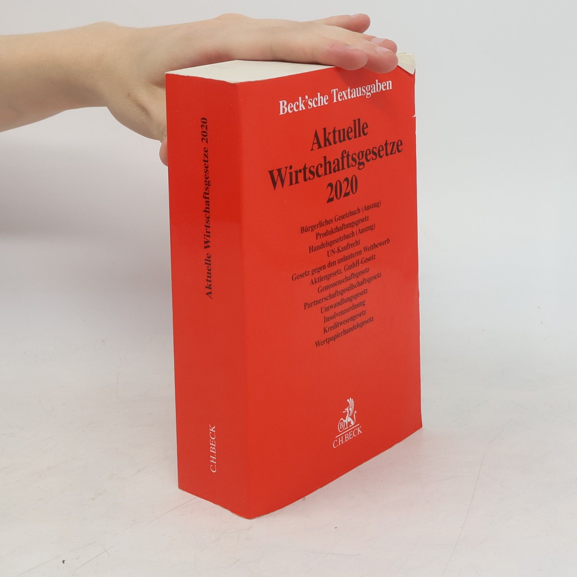 Collectif d'auteurs Aktuelle Wirtschaftsgesetze 2020