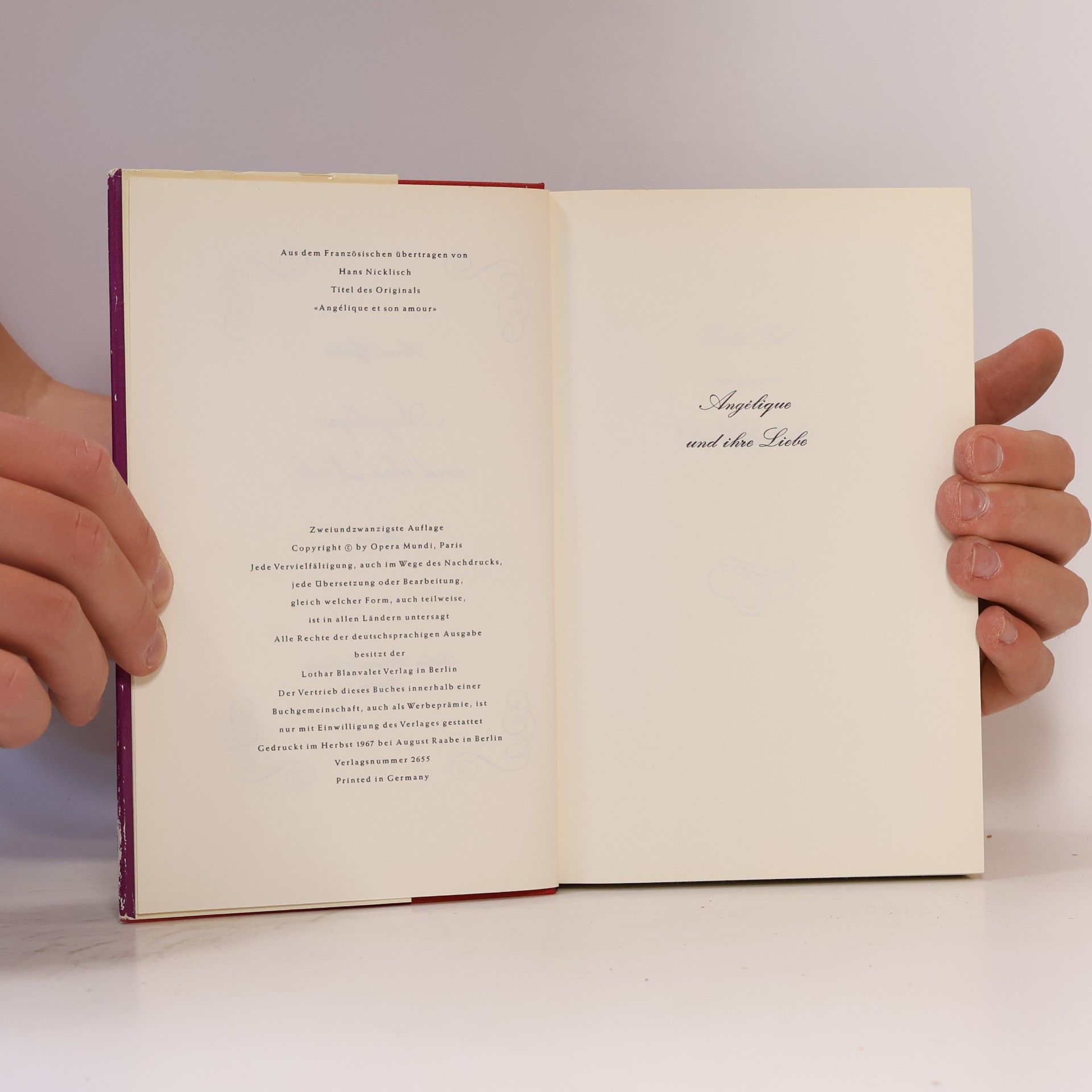 Anne Golon Angélique und ihre Liebe