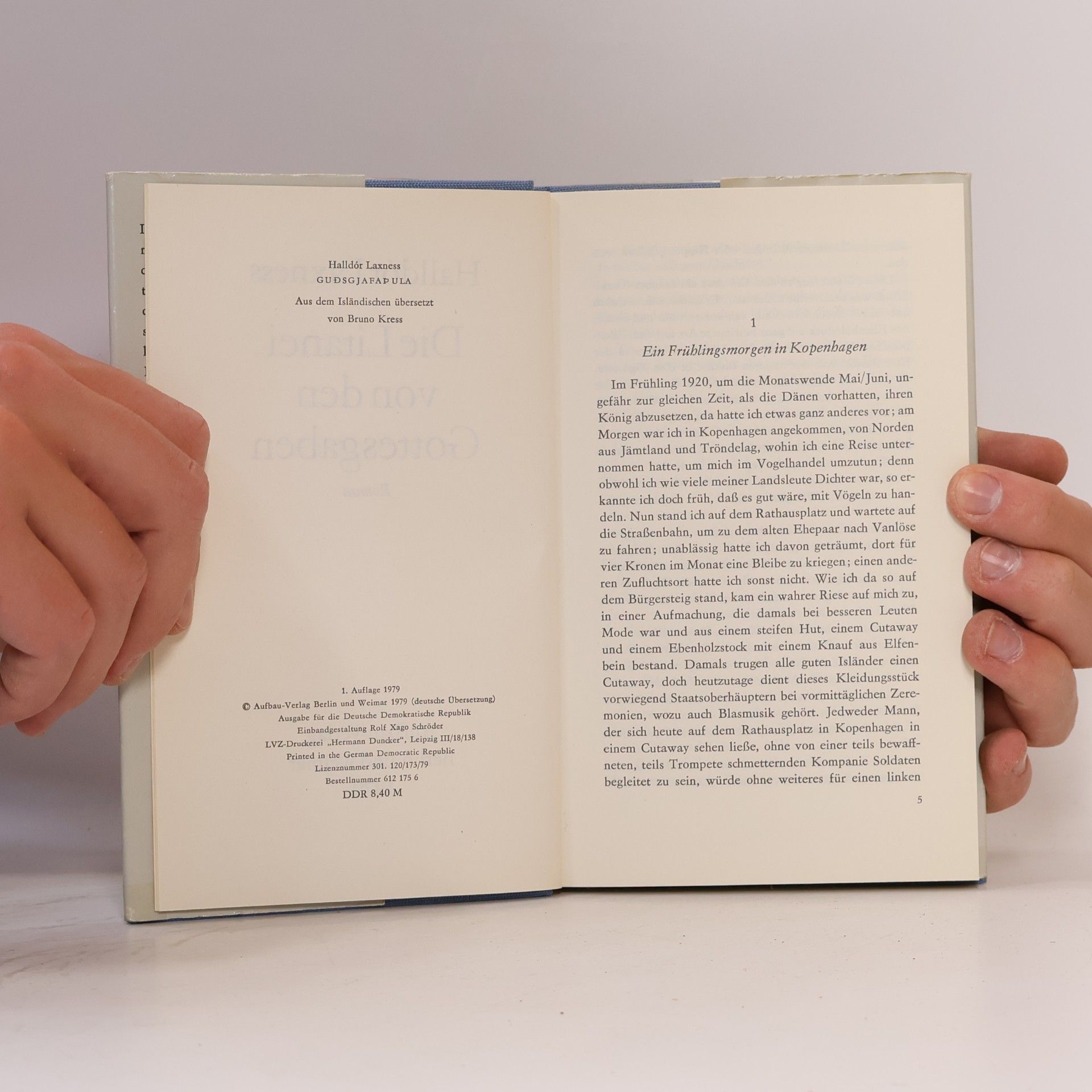 Halldór Laxness Die Litanei von den Gottesgaben