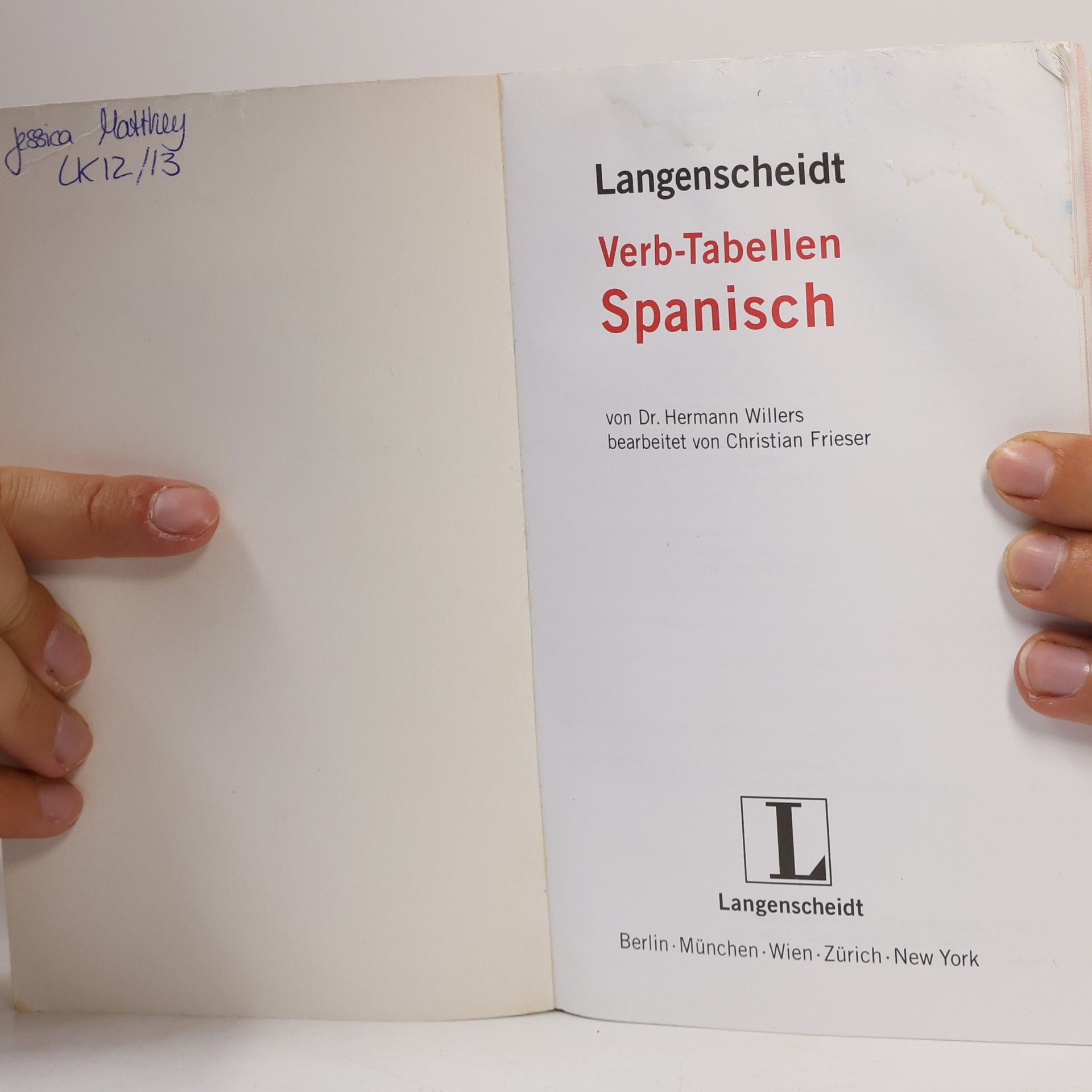 Langenscheidts Verb-Tabellen