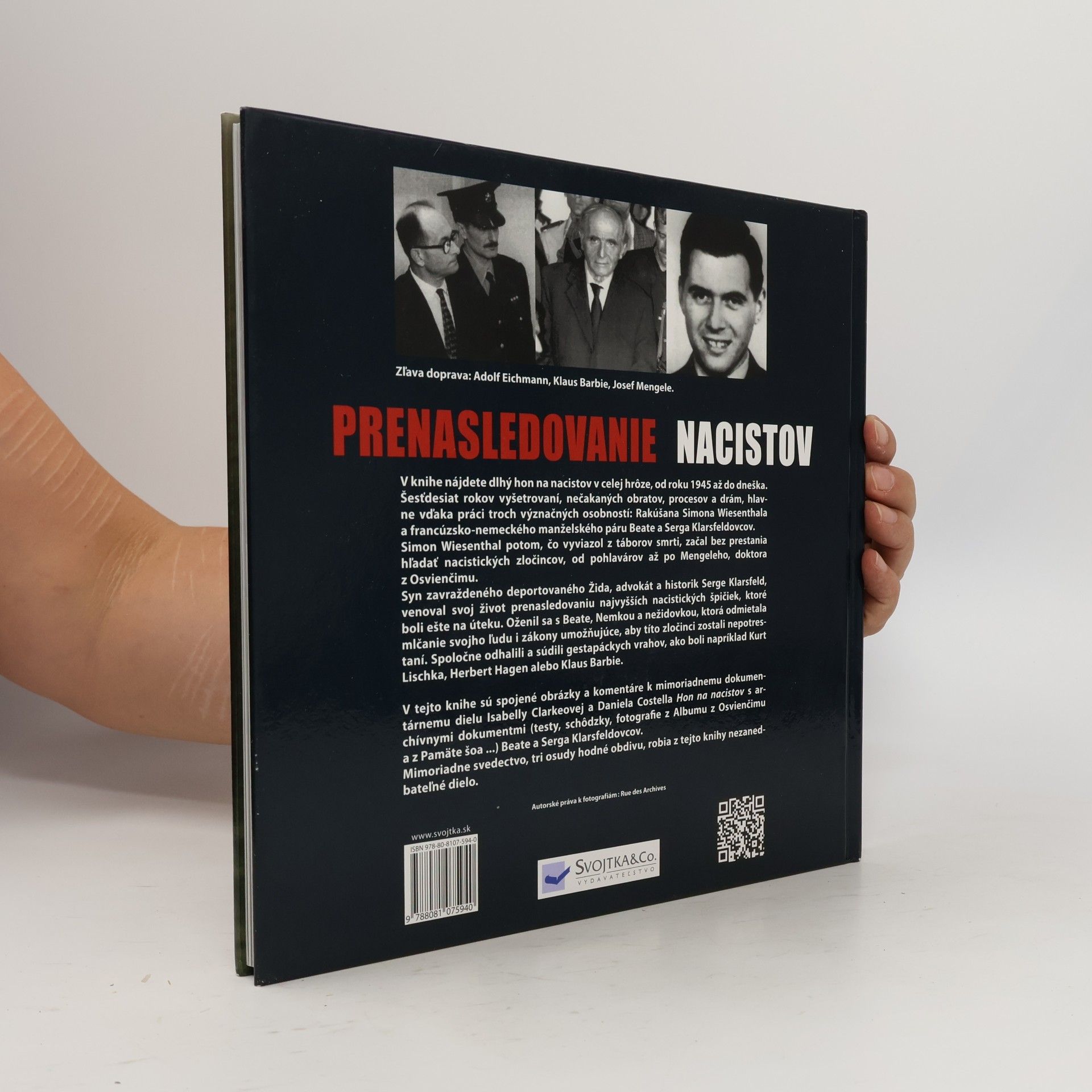 Isabelle Clarke Prenasledovanie nacistov