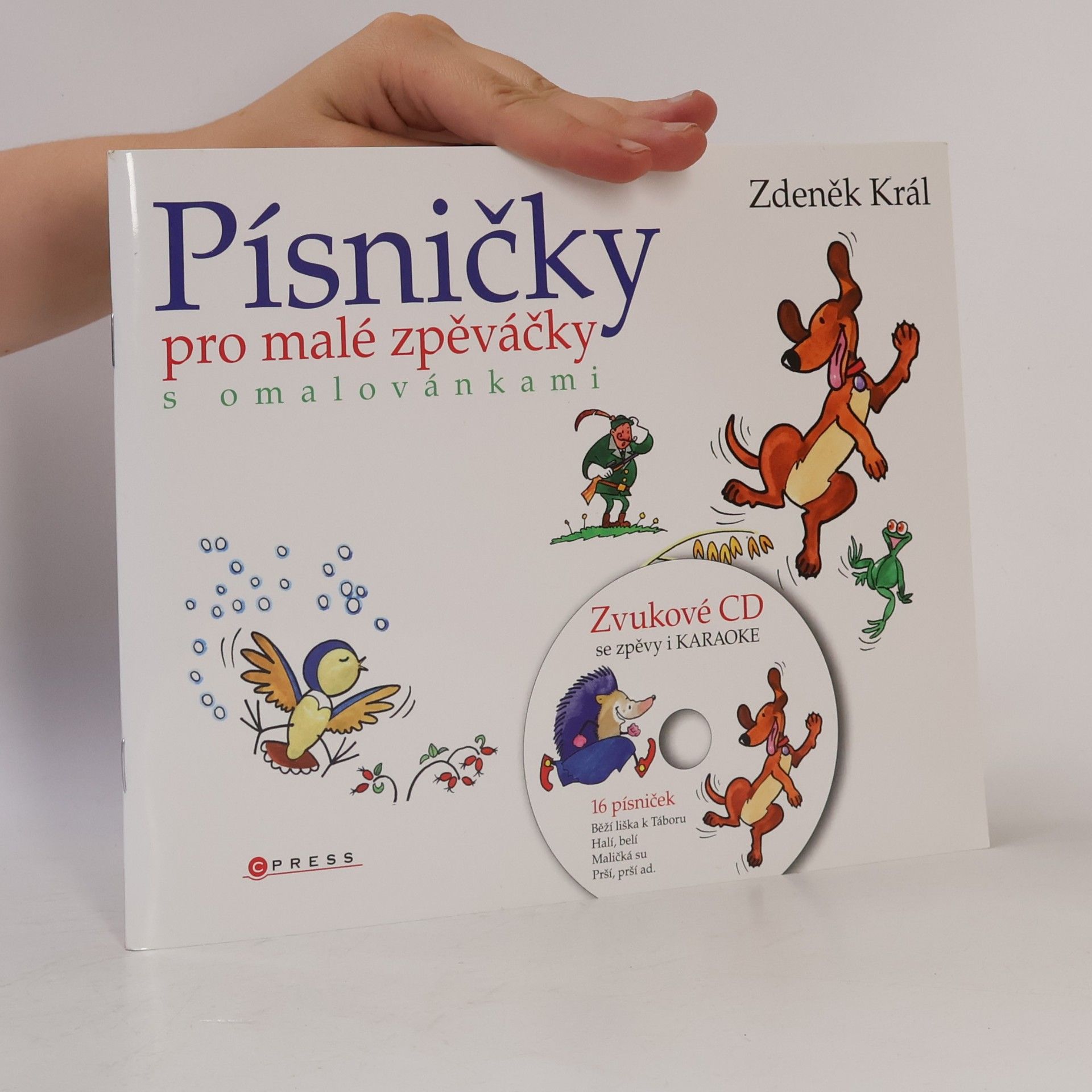 Písničky pro malé zpěváčky s omalovánkami