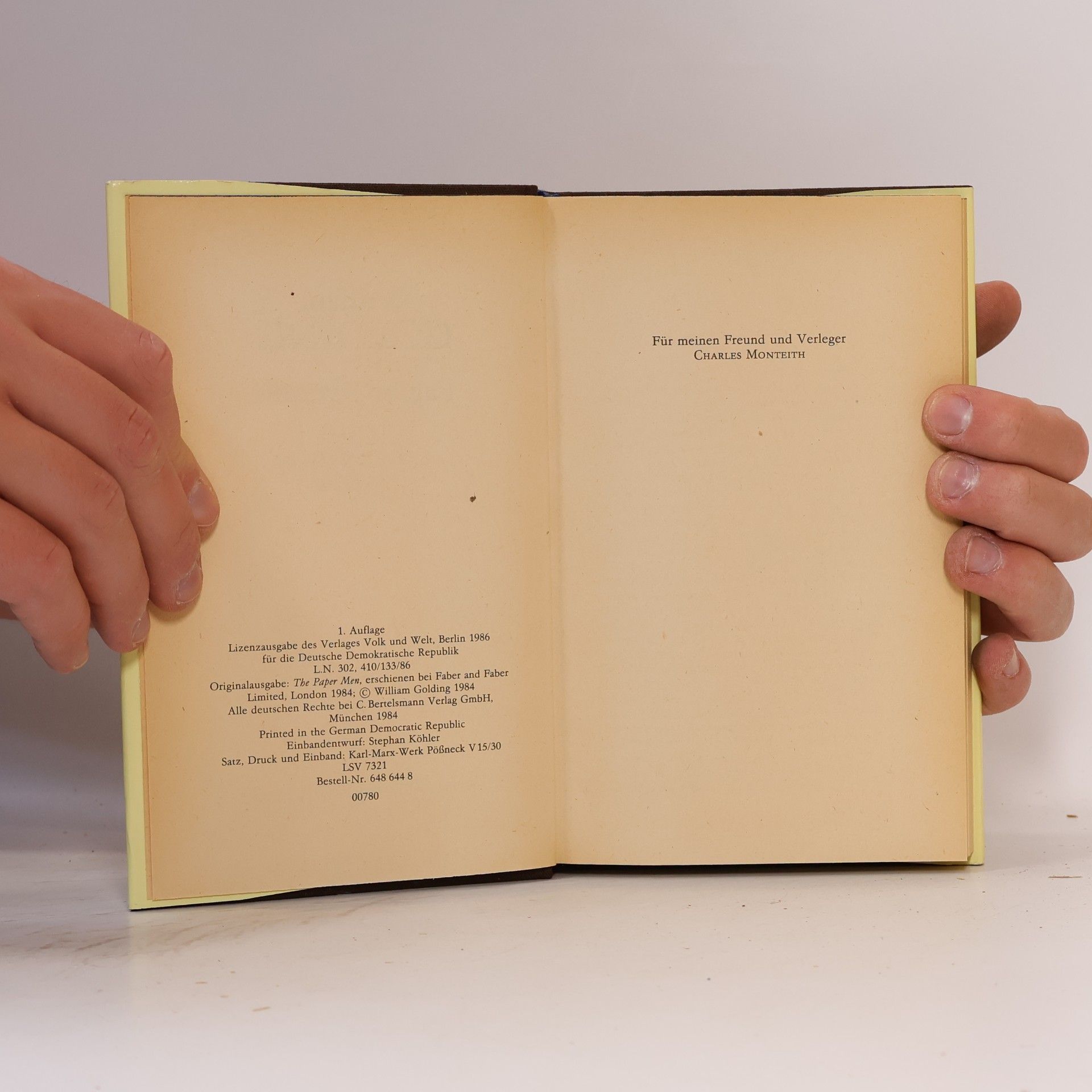 William Golding Papier Männer