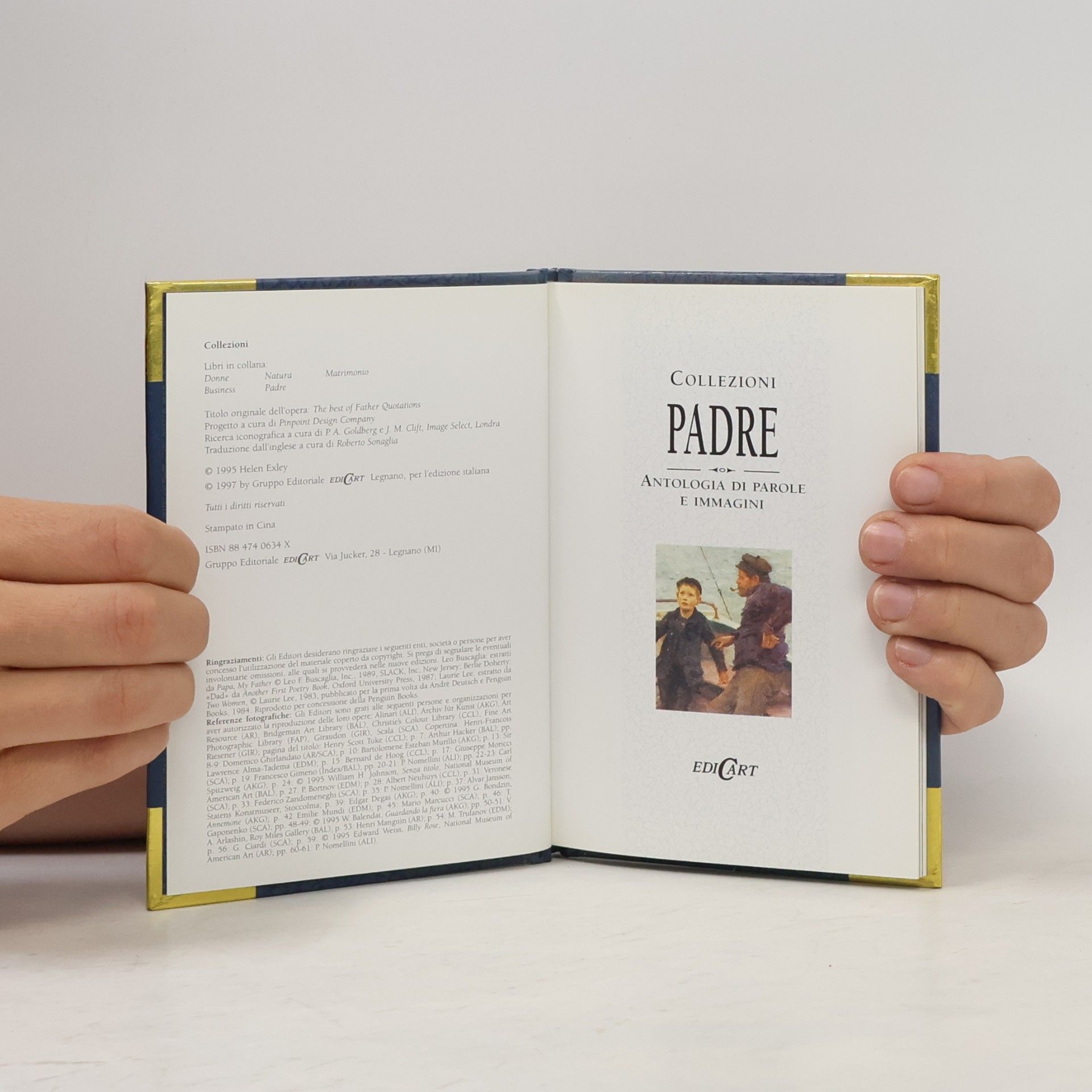 Collezioni: Padre. Antologia di parole e immagini. Ediz. illustrata