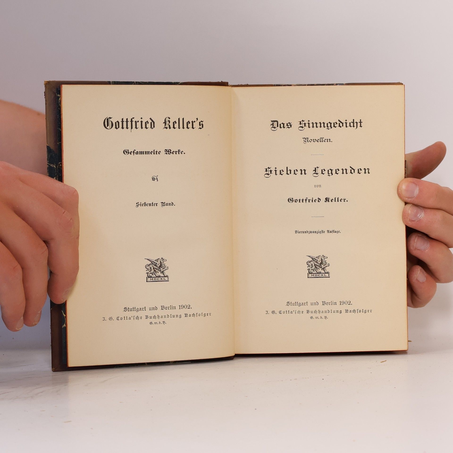 Gottfried Keller Gottfried Keller's Gesammelte Werke VII