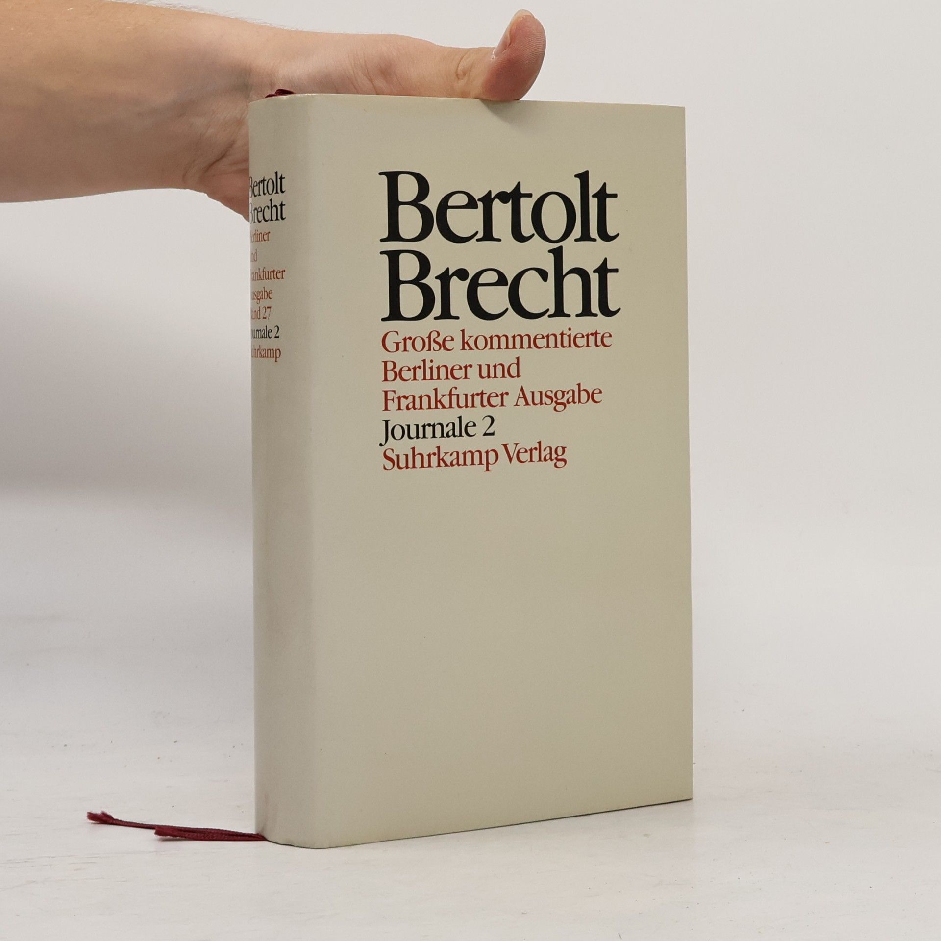 Bertolt Brecht Journale. Tl.2