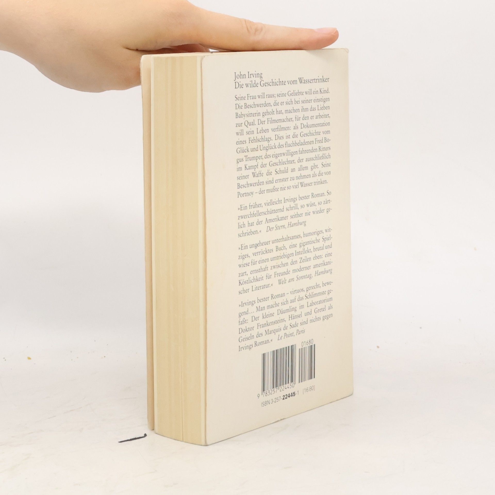 John Irving Die wilde Geschichte vom Wassertrinker