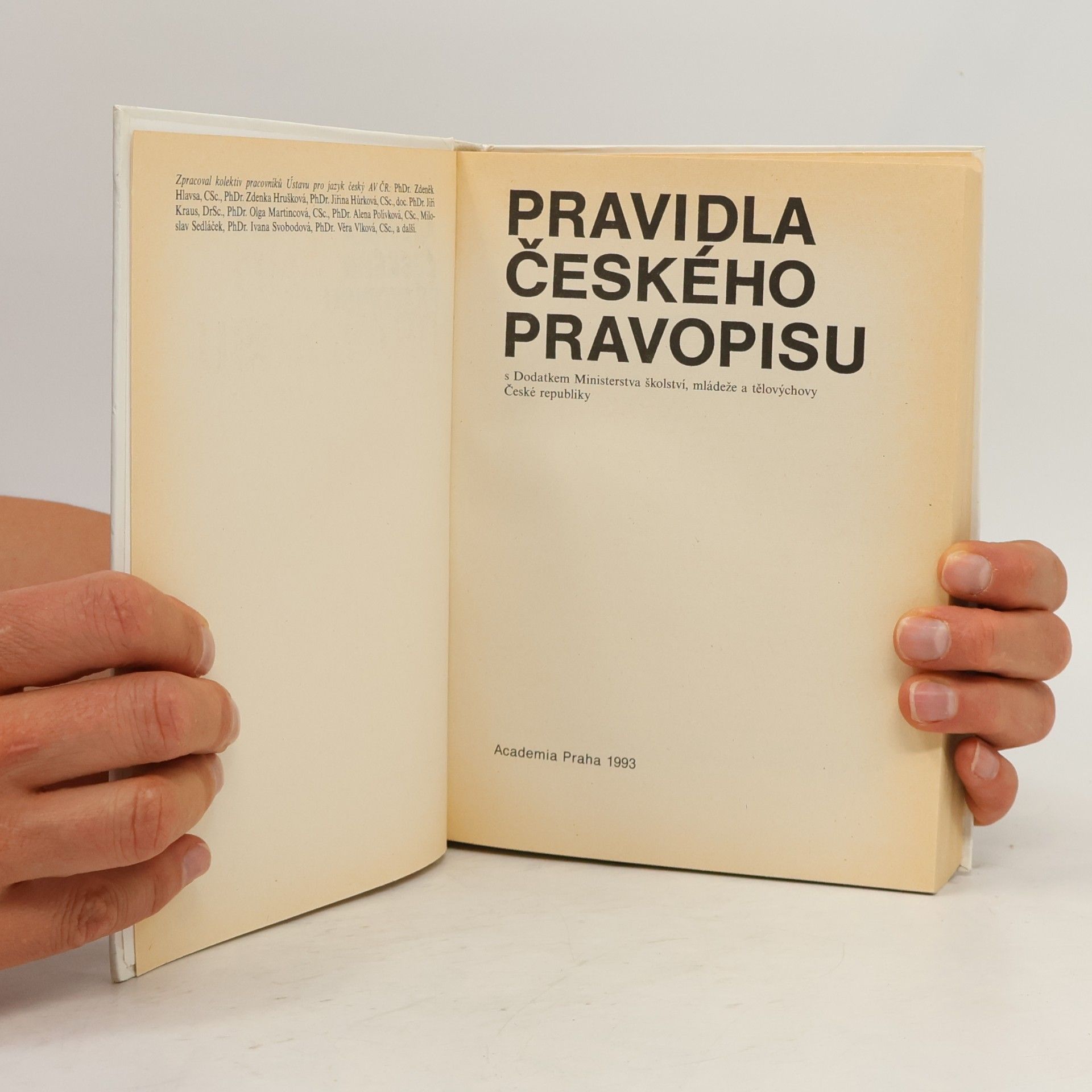 Kolektiv autorů Akademická pravidla Českého pravopisu