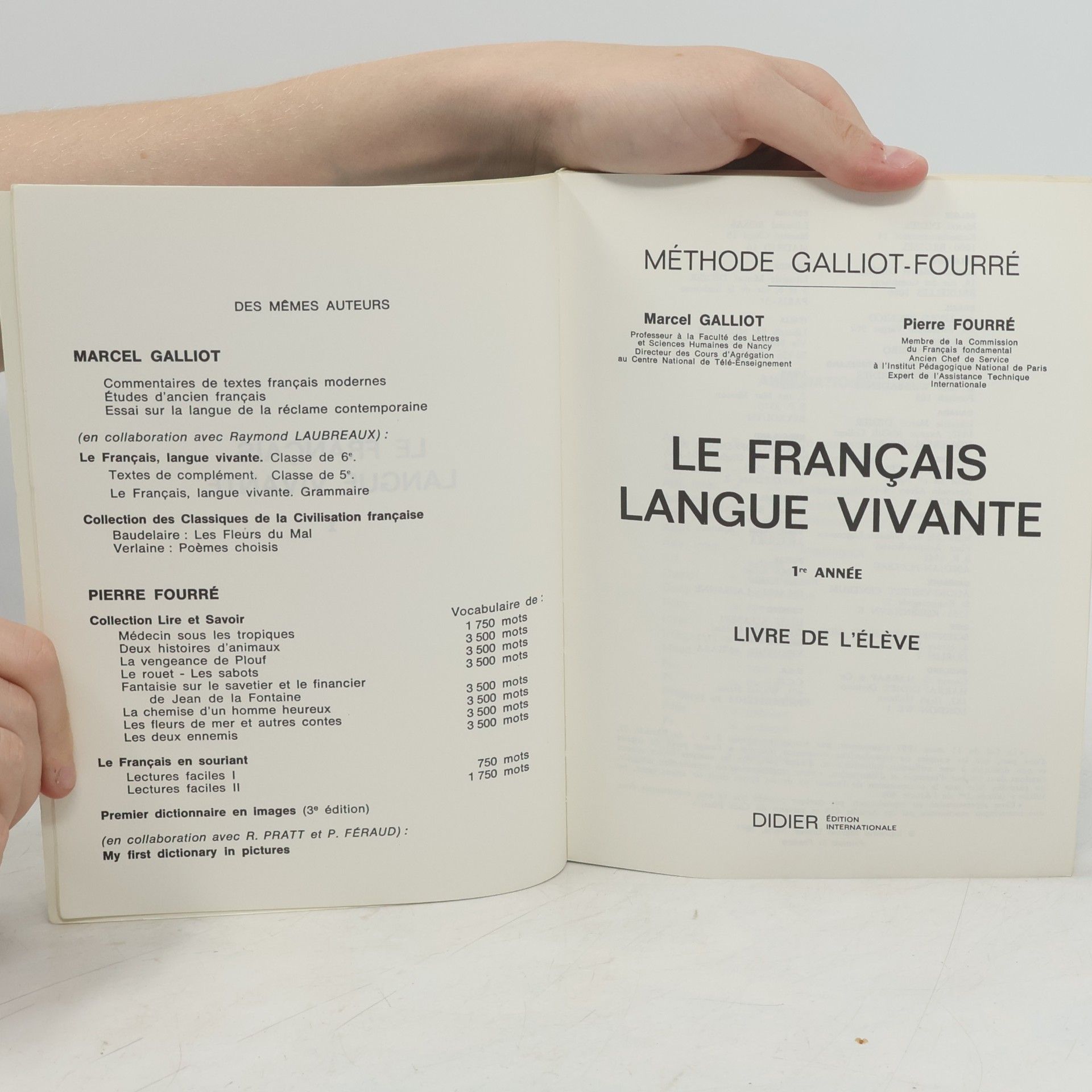 Marcel Galliot Le Français Langue Vivante 1