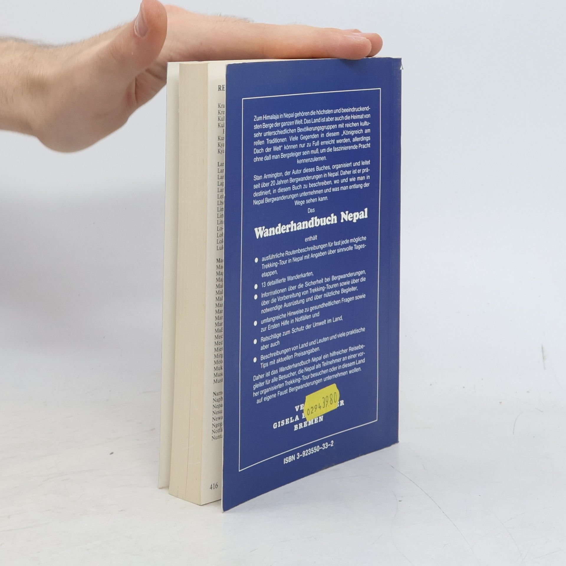 Stan Armington Wanderhandbuch Nepal