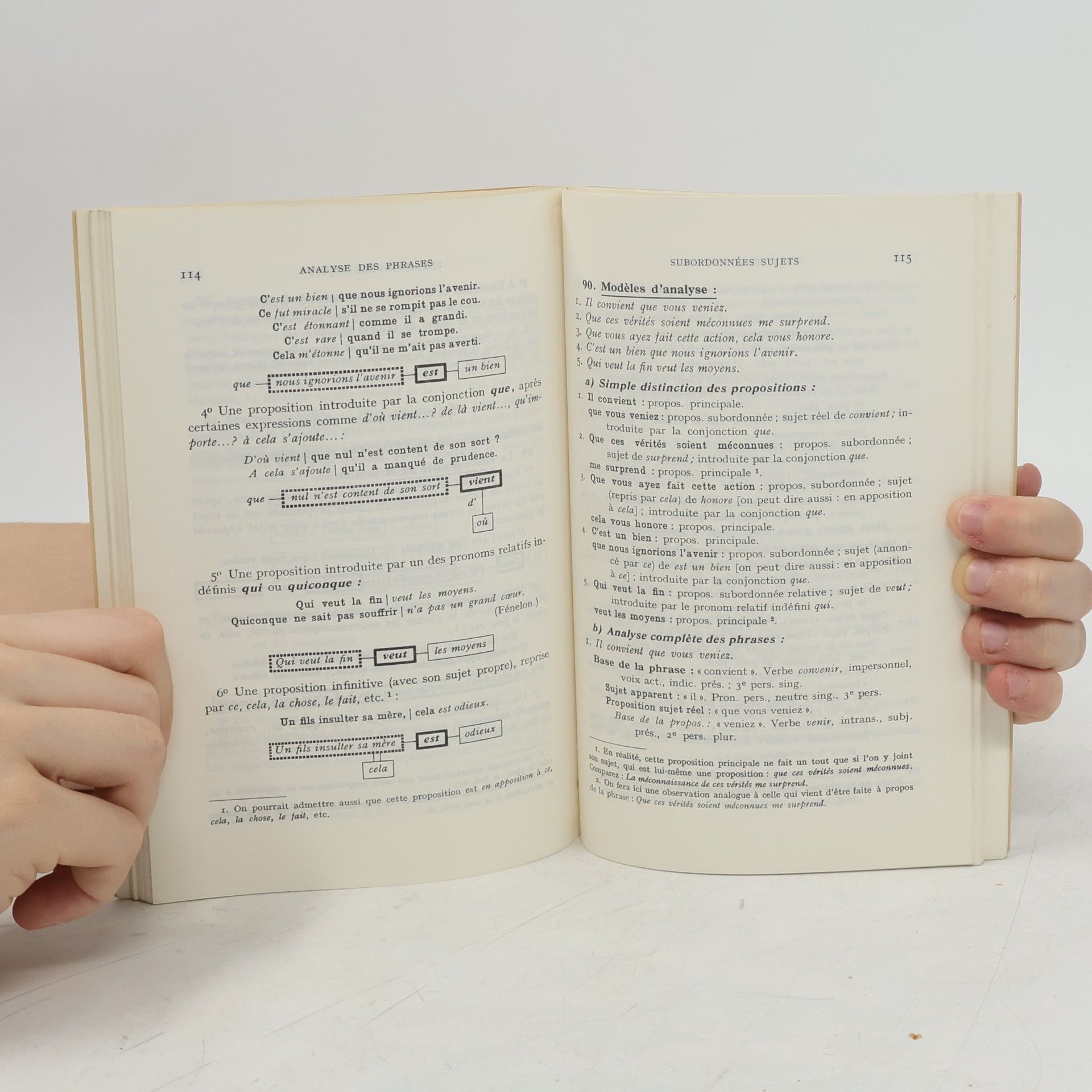 Maurice Grevisse Cours d'Analyse Grammaticale