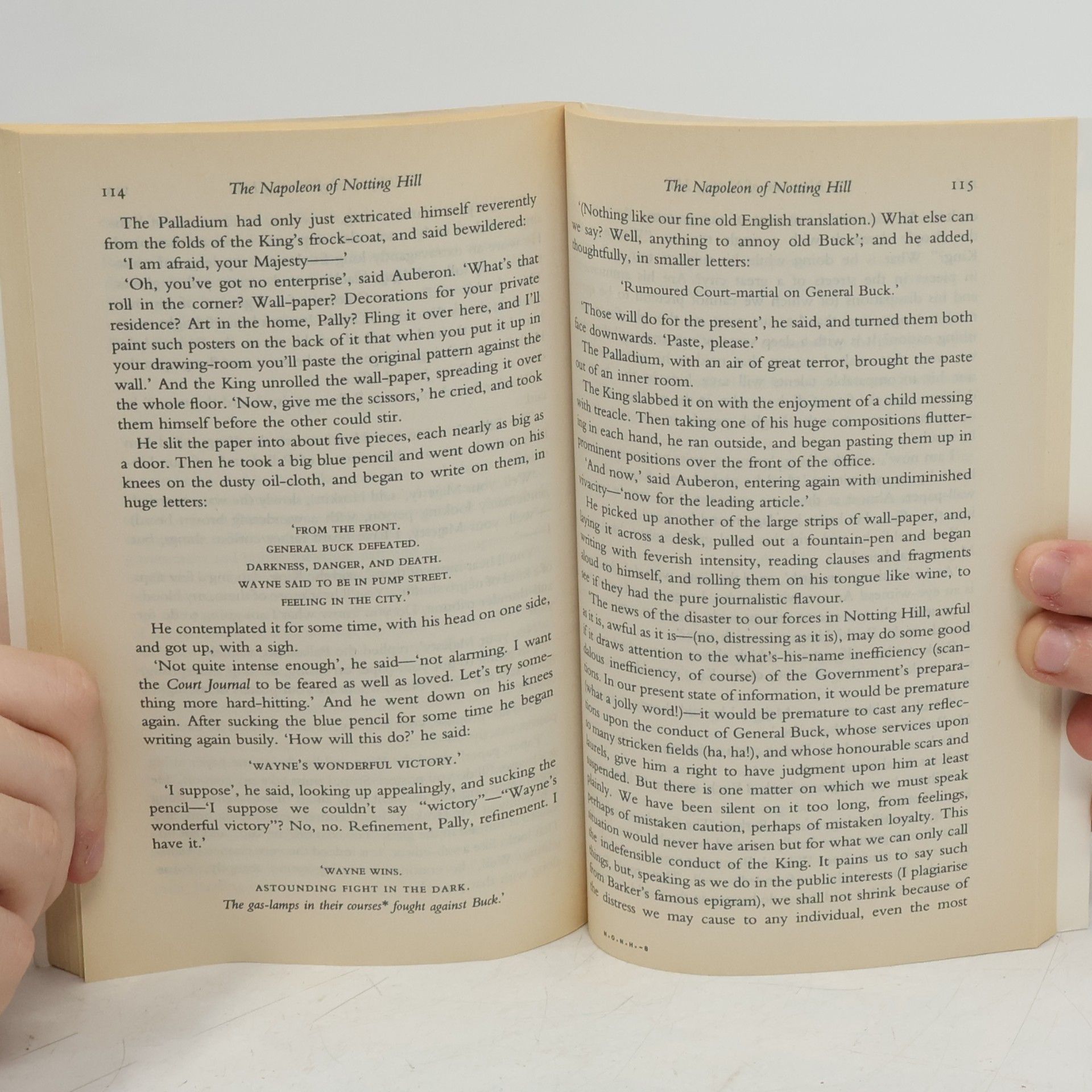 G. K. Chesterton Oxford World's Classics: The Napoleon of Notting Hill