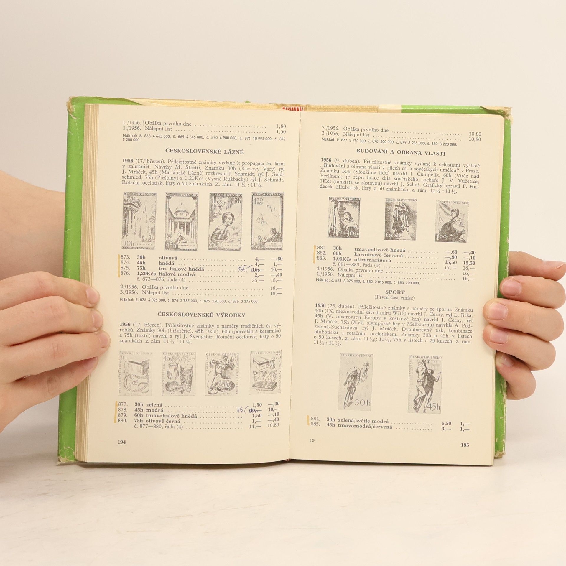 Collectif d'auteurs Československo. Katalog známek 1973