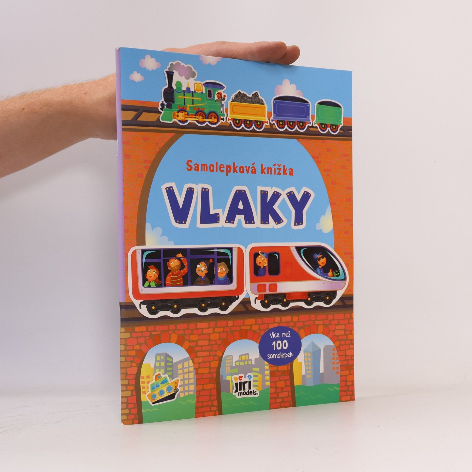Kolektiv autorů Samolepková knížka. Vlaky