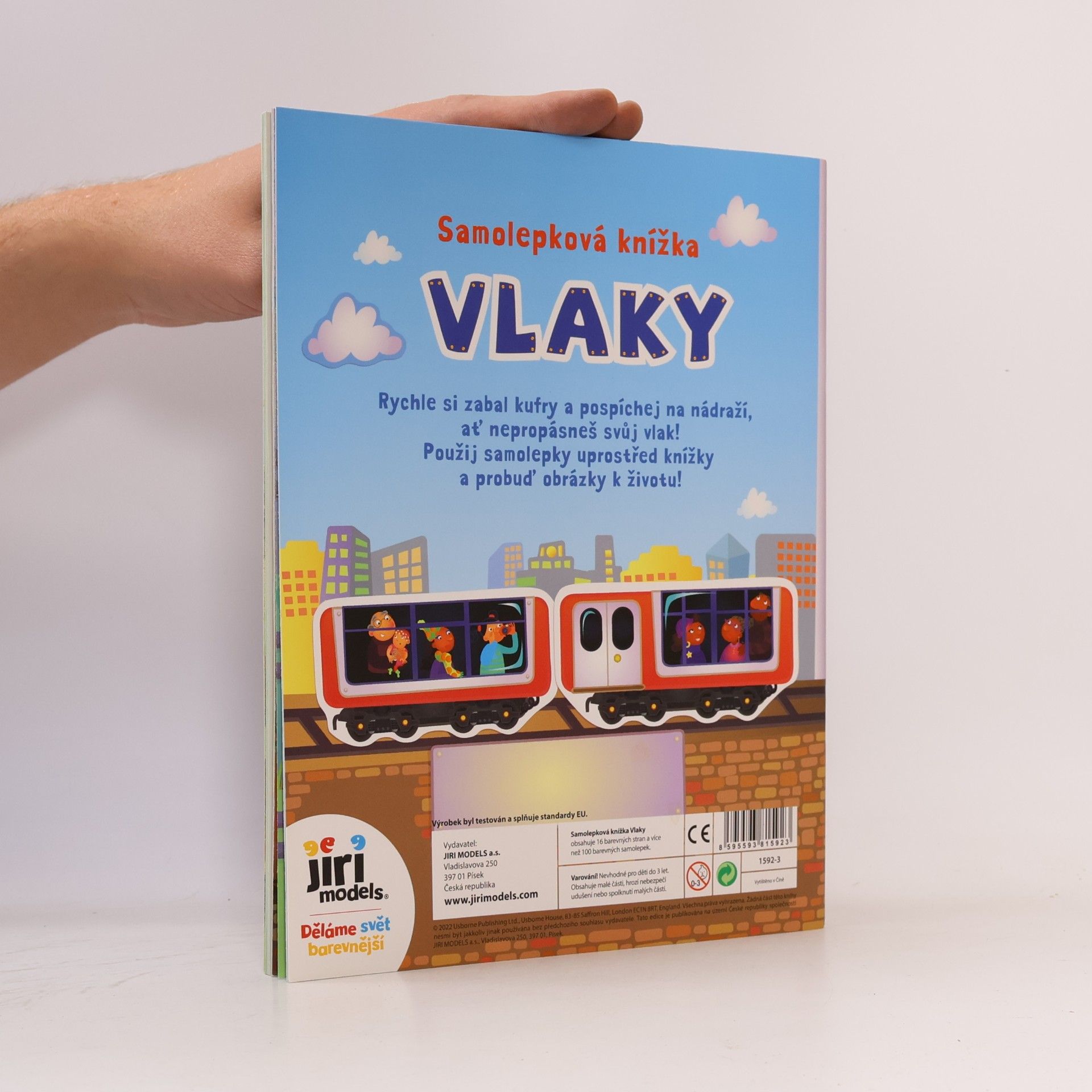 Kolektív autorov Samolepková knížka. Vlaky