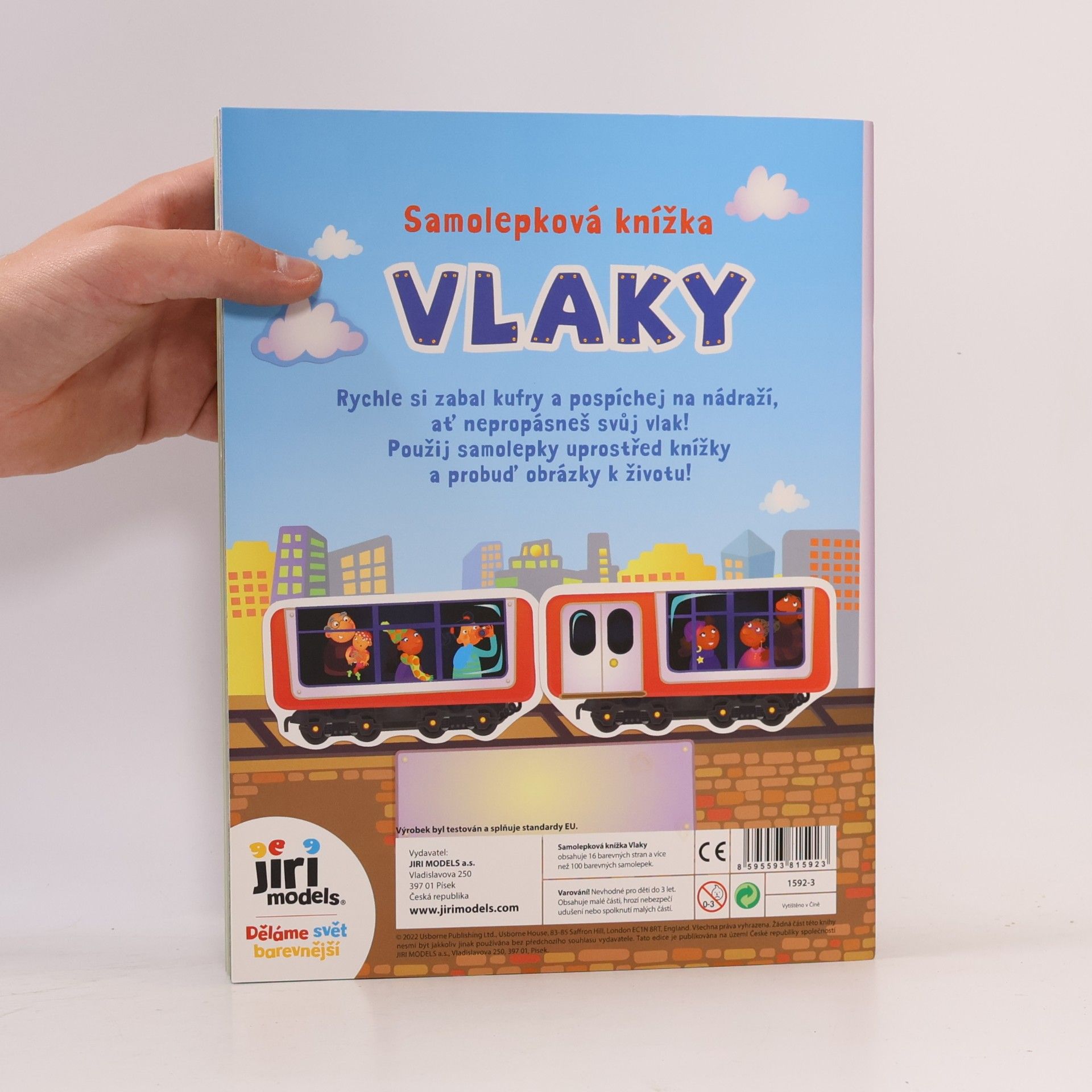 Kolektív autorov Samolepková knížka. Vlaky