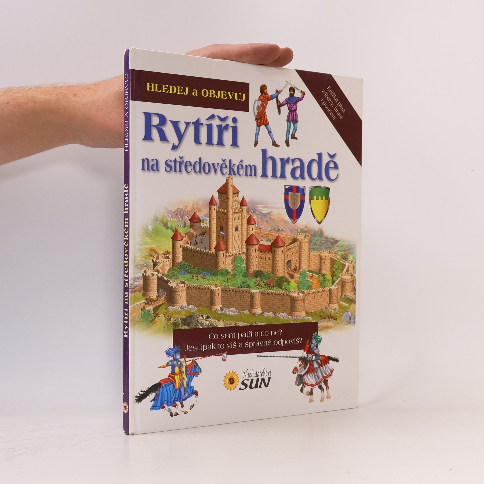 Rytíři na středověkém hradě