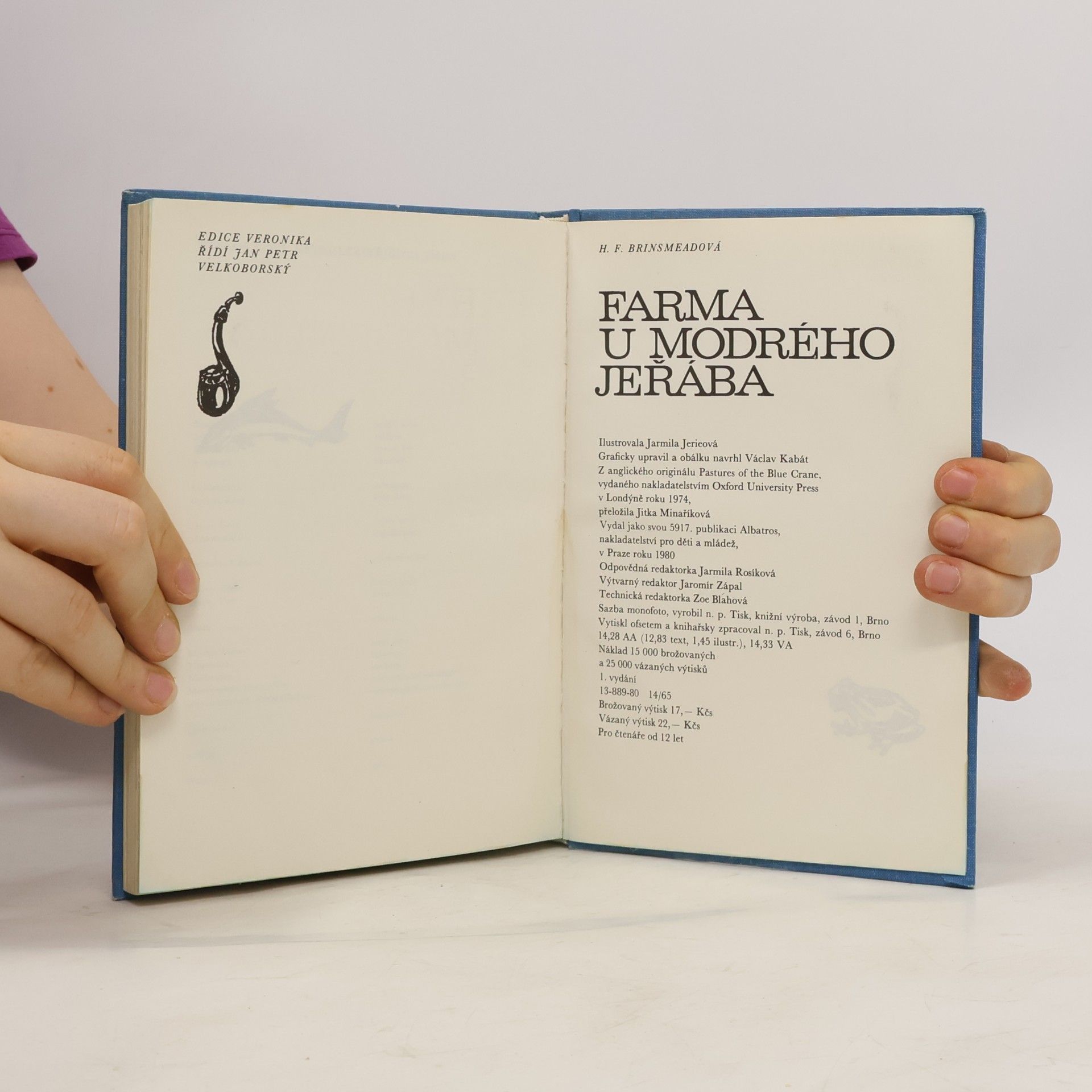 Brinsmeadová H. F. Farma U modrého jeřába