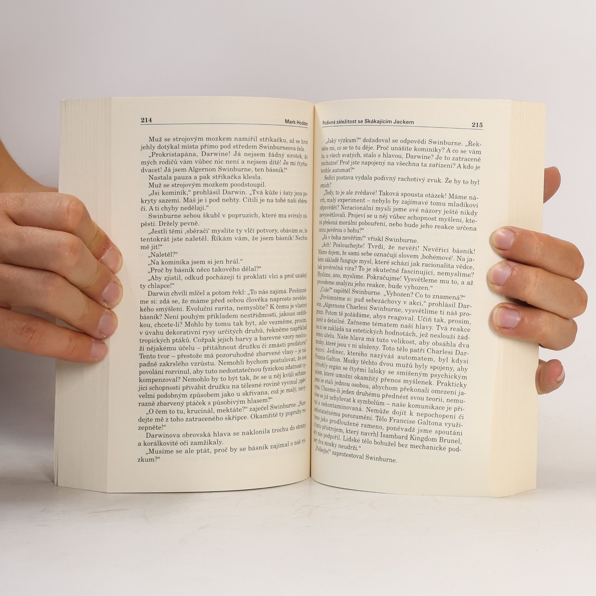 Mark Hodder Podivná záležitost se Skákajícím Jackem. Burton & Swinburne