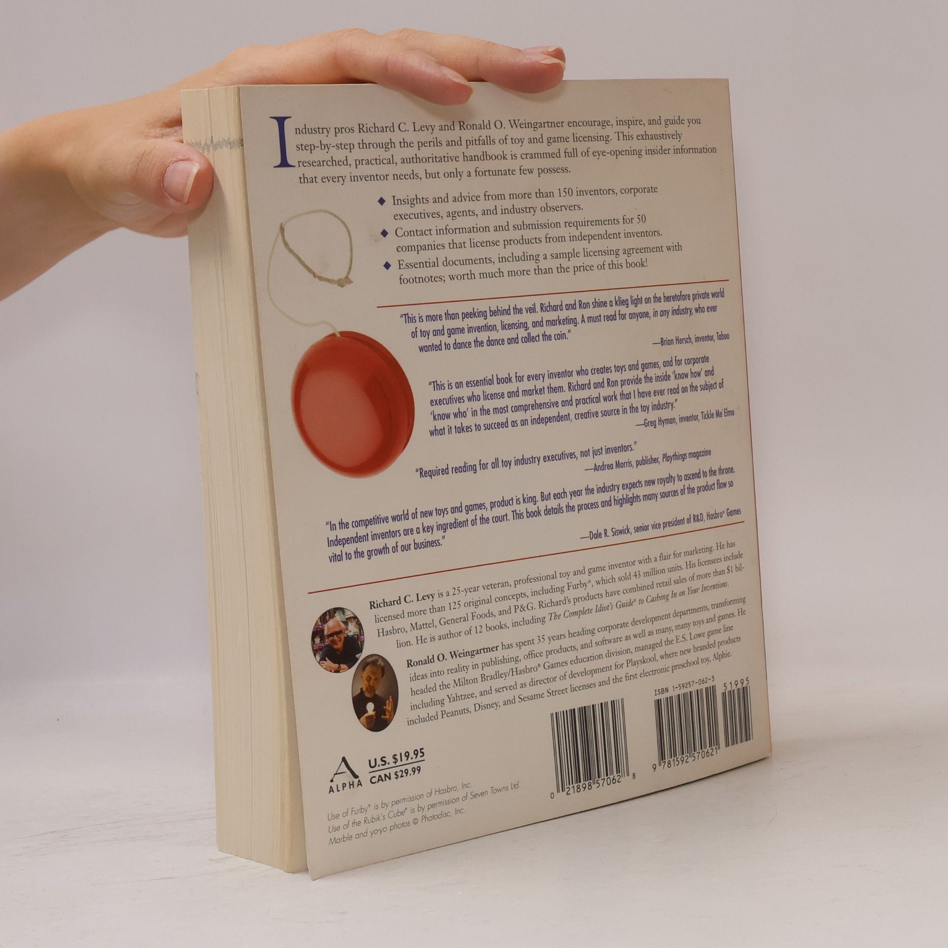 Richard C. Levy The Toy and Game Inventor's Handbook