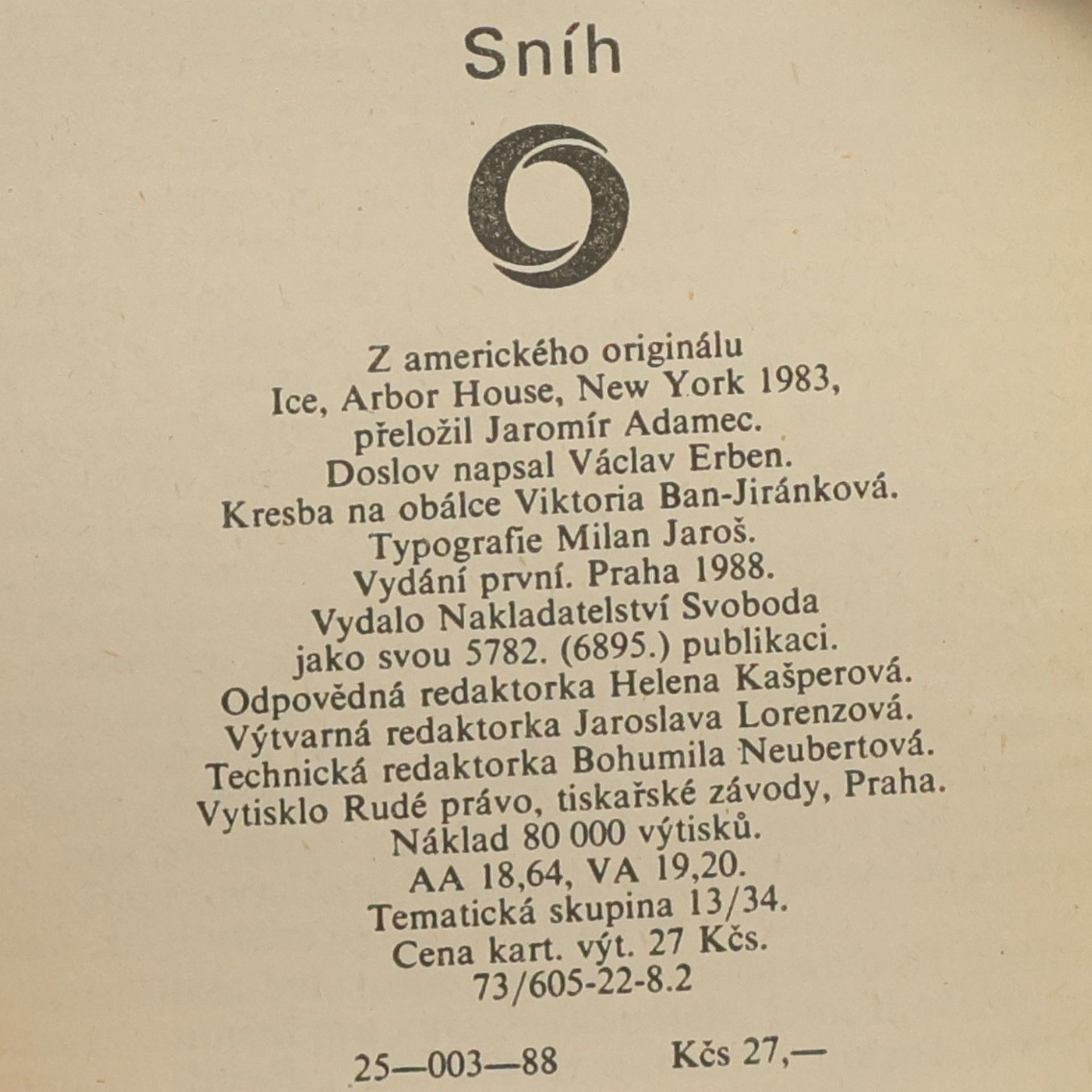 Ed McBain Sníh