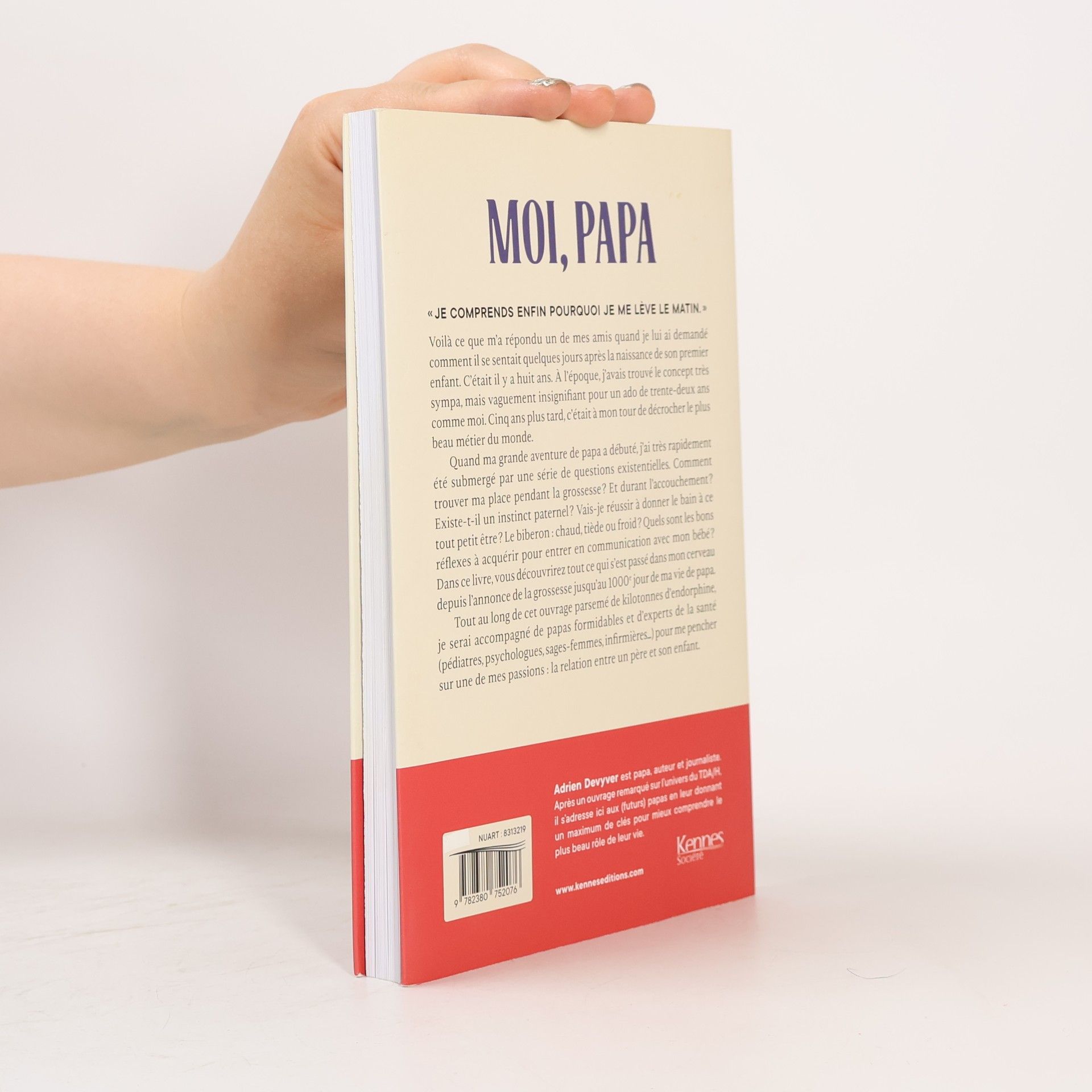 Adrien Devyver Moi, papa: Manuel incomplet pour (futur) papa pas encore tout à fait prêt